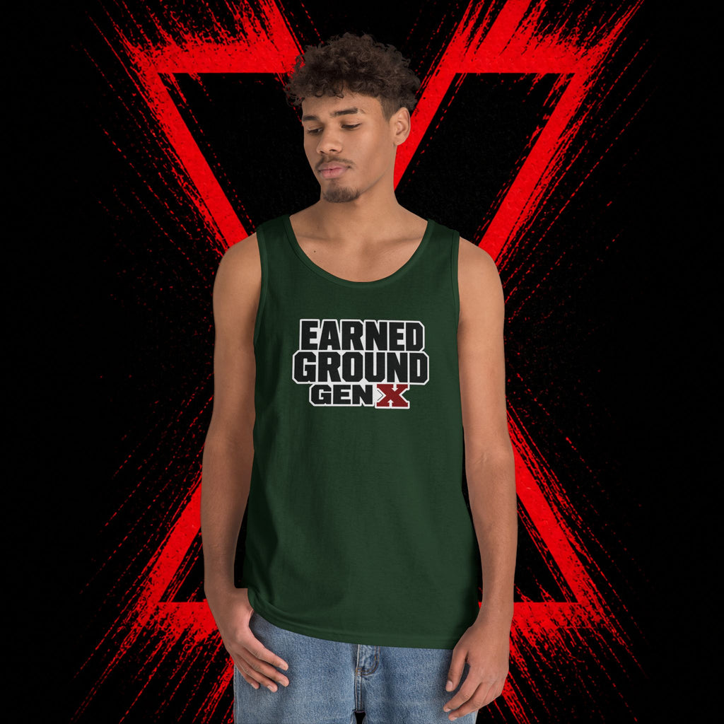 Earned Ground Gen X Tank Top - Vintage Retro Graphic