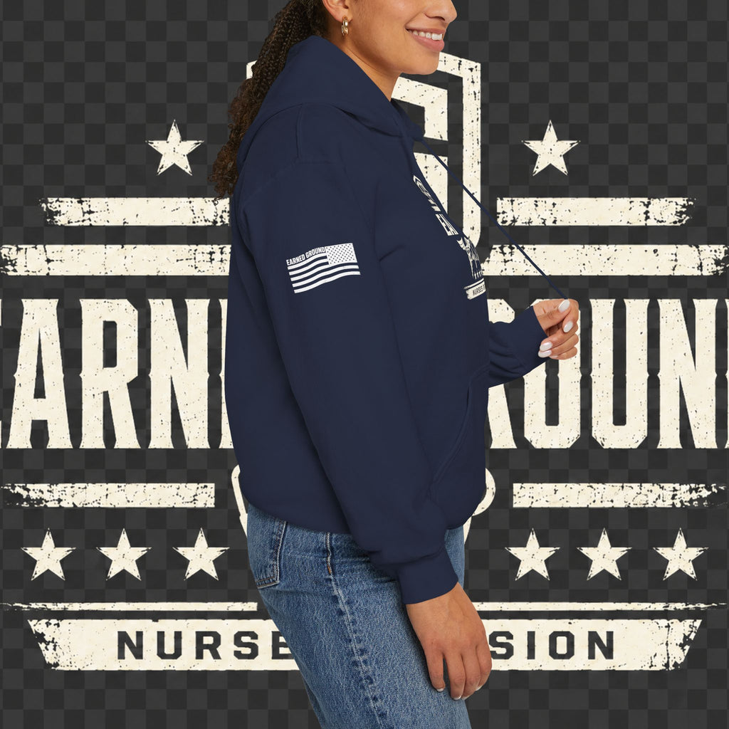 Earned Ground Nurses Division Hoodie — Nurse Tribute Pullover