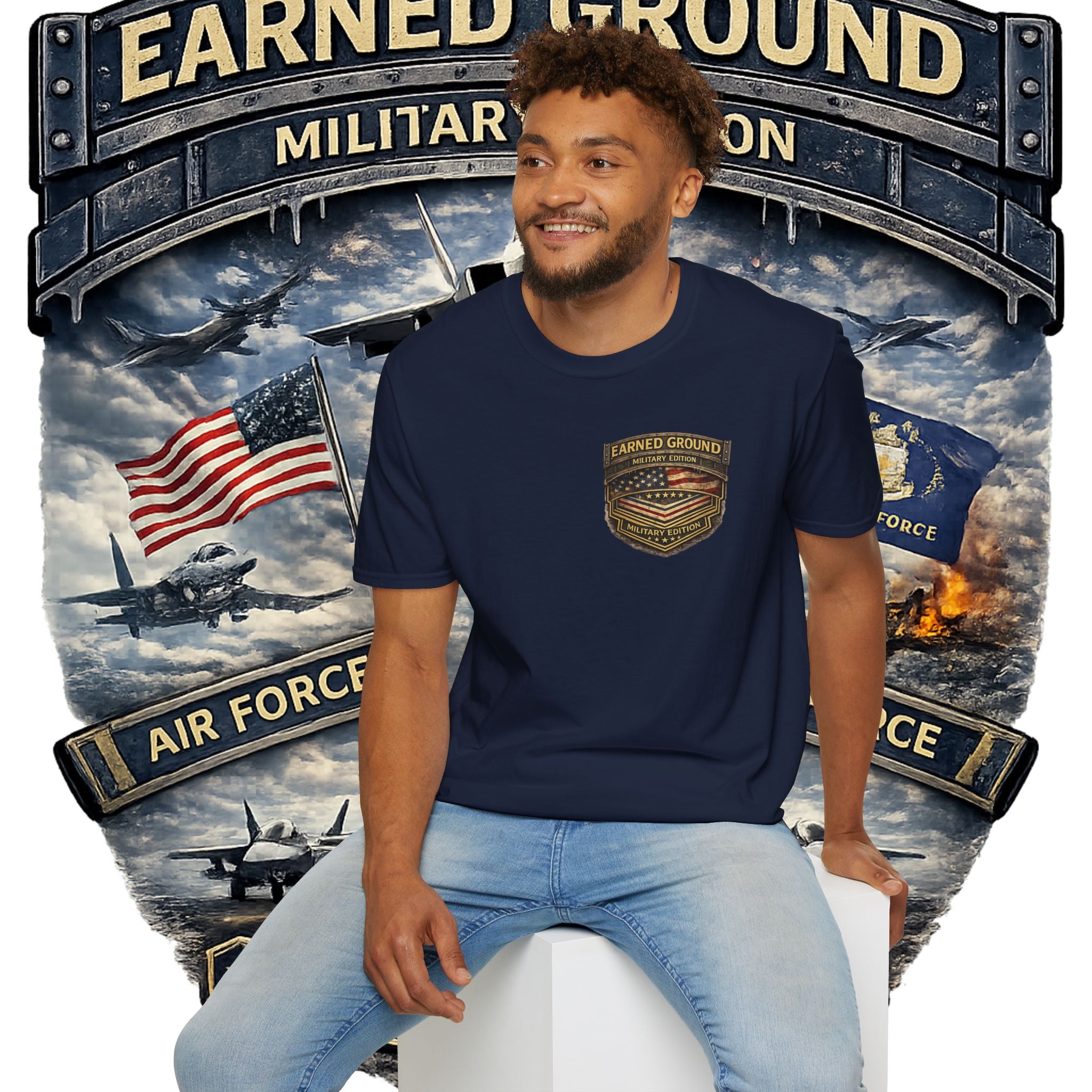 EARNED GROUND AIR FORCE EDITION---"FLY HIGH" AIR FORCE EDITION