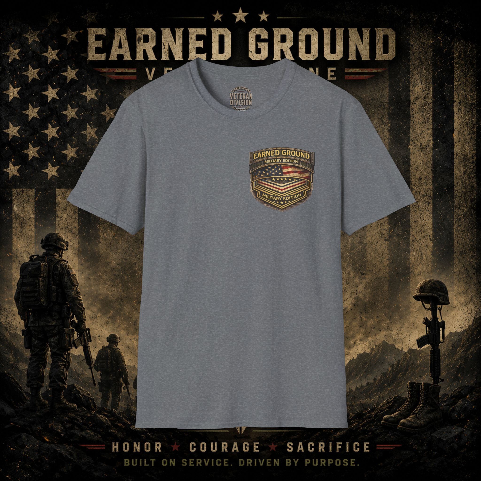 Earned Ground Military Divison — Honor Courage Sacrifice