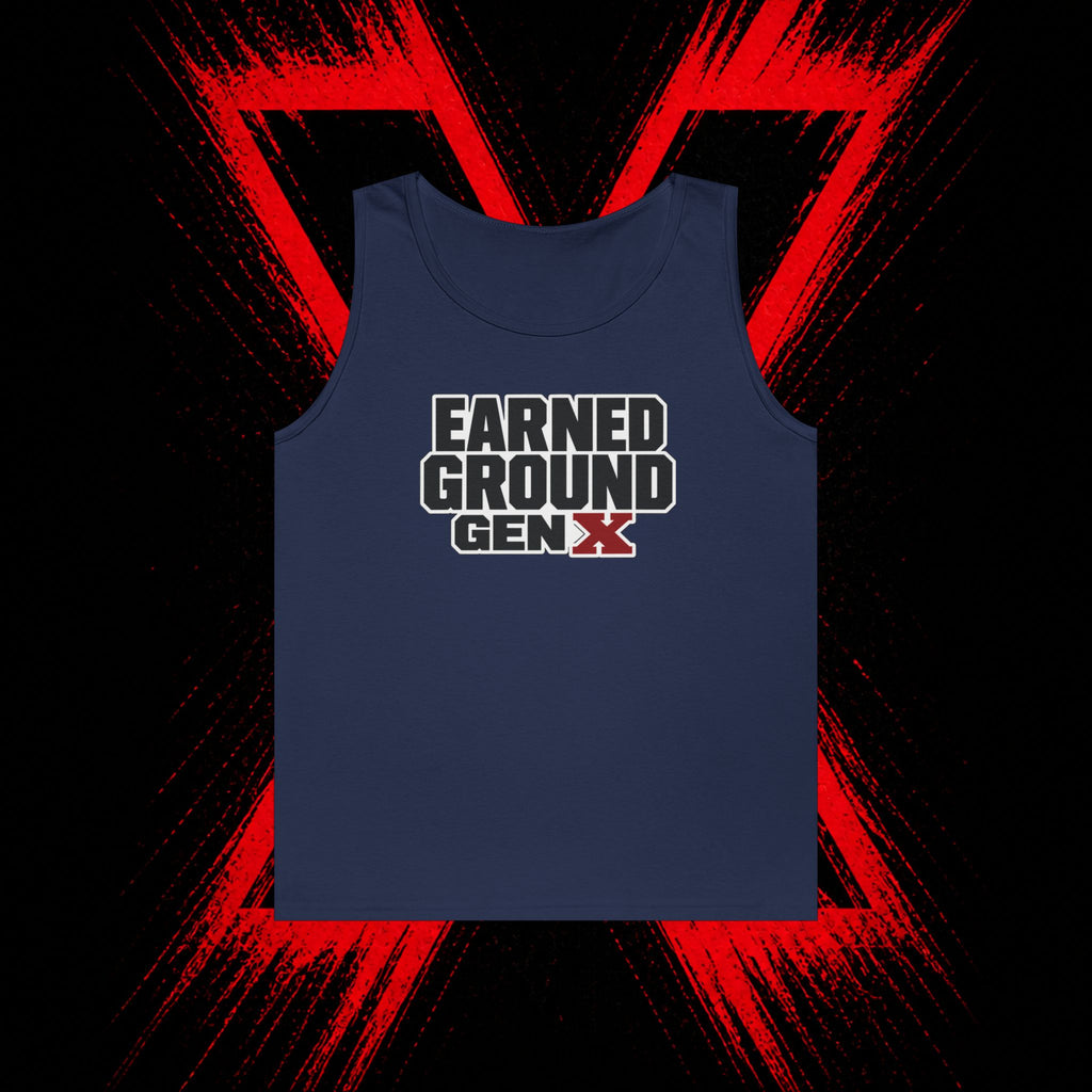 Earned Ground Gen X Tank Top - Vintage Retro Graphic