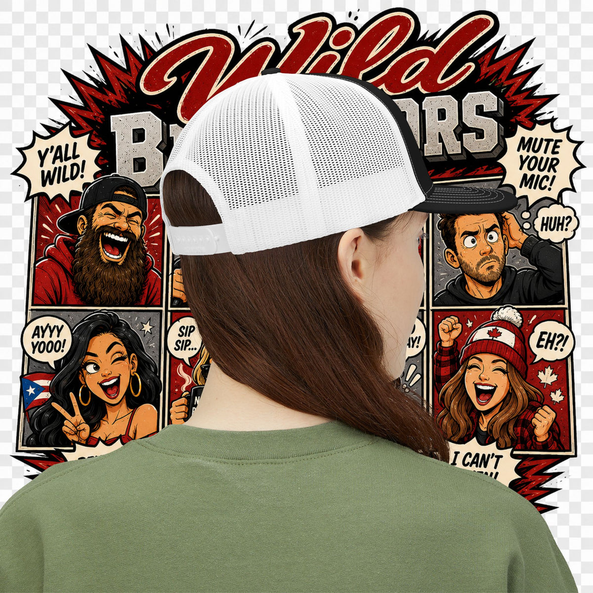 Earned Ground "Wild Behaviors" Richardson 112 – Retro Patch Trucker Hat