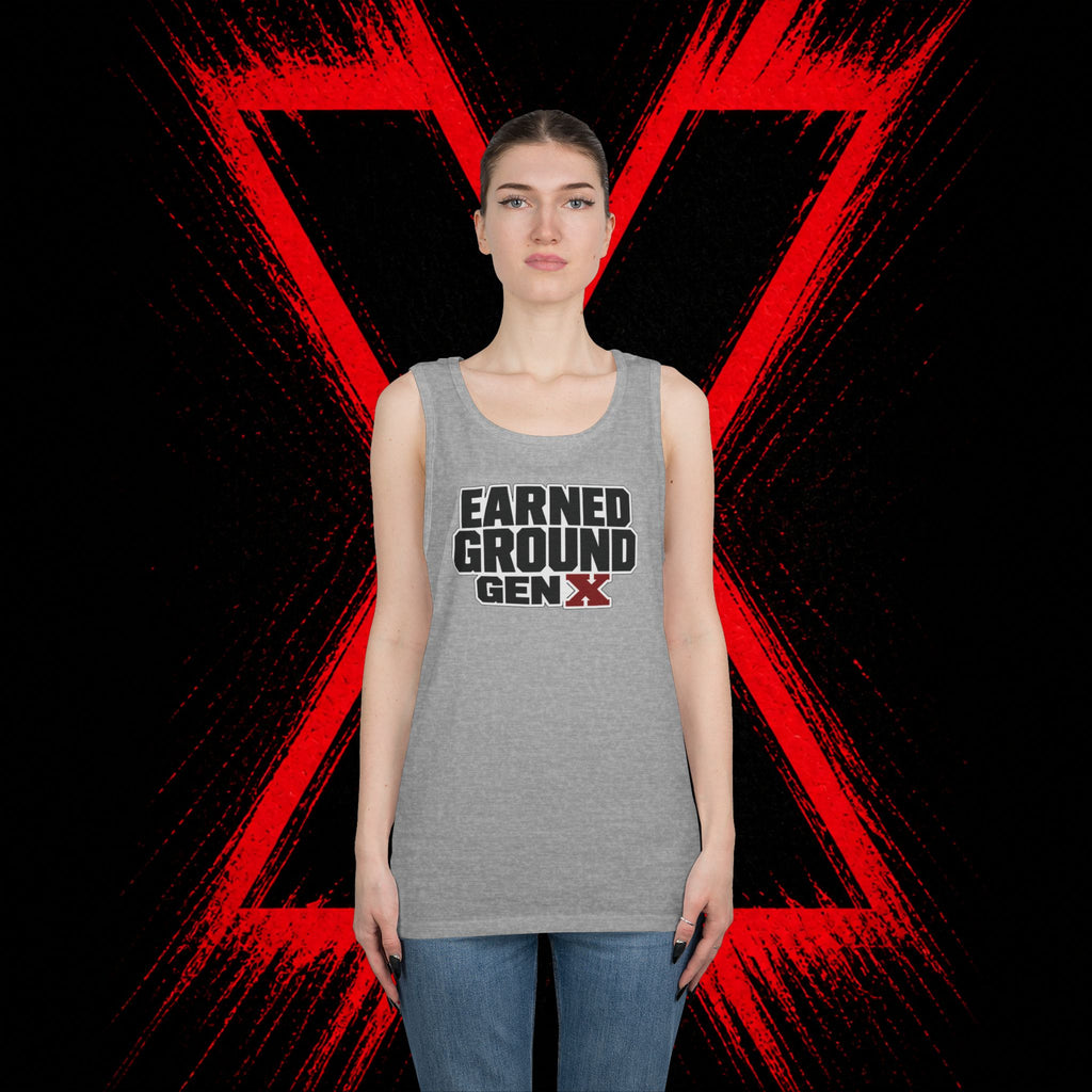 Earned Ground Gen X Tank Top - Vintage Retro Graphic