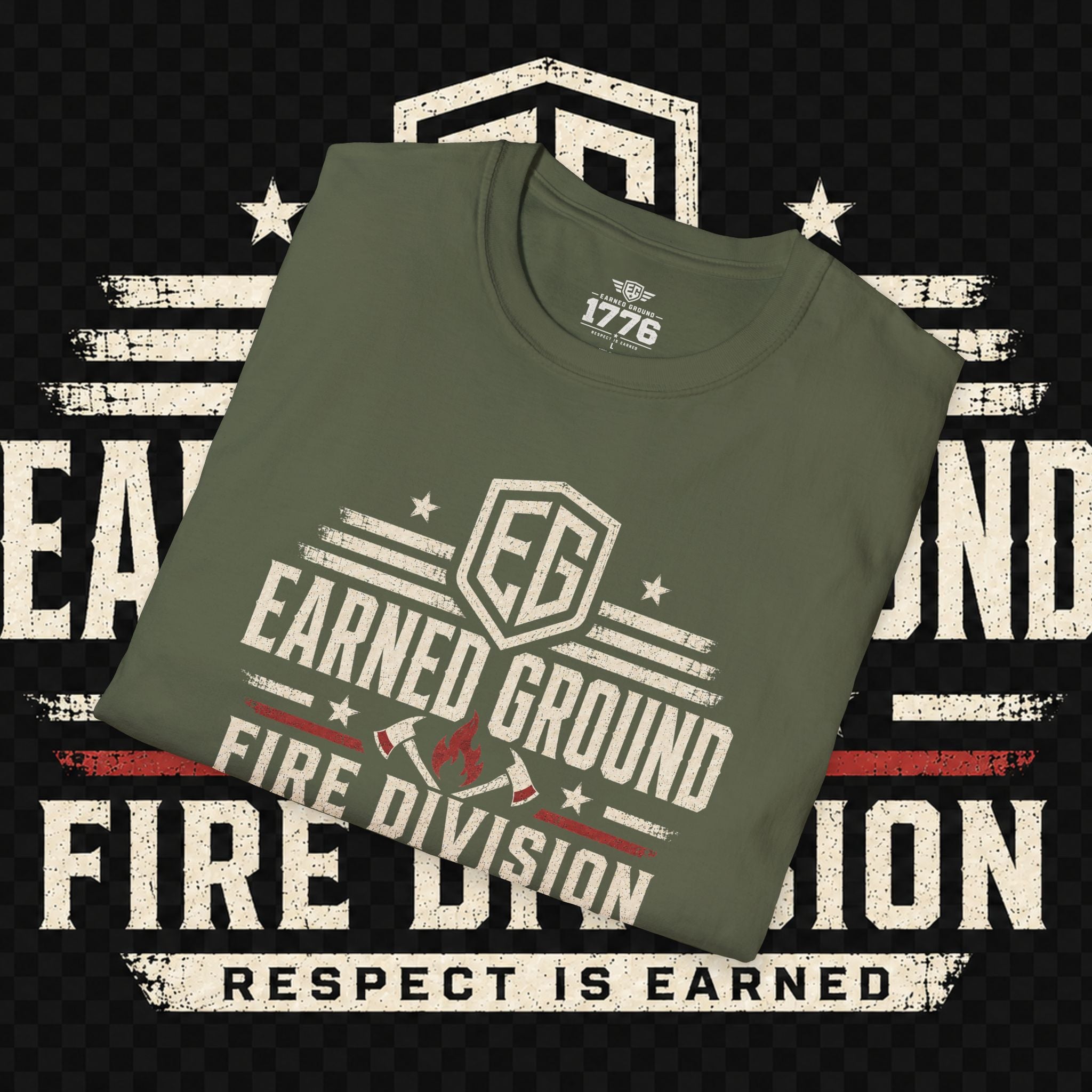 Earned Ground Fire Division T‑Shirt