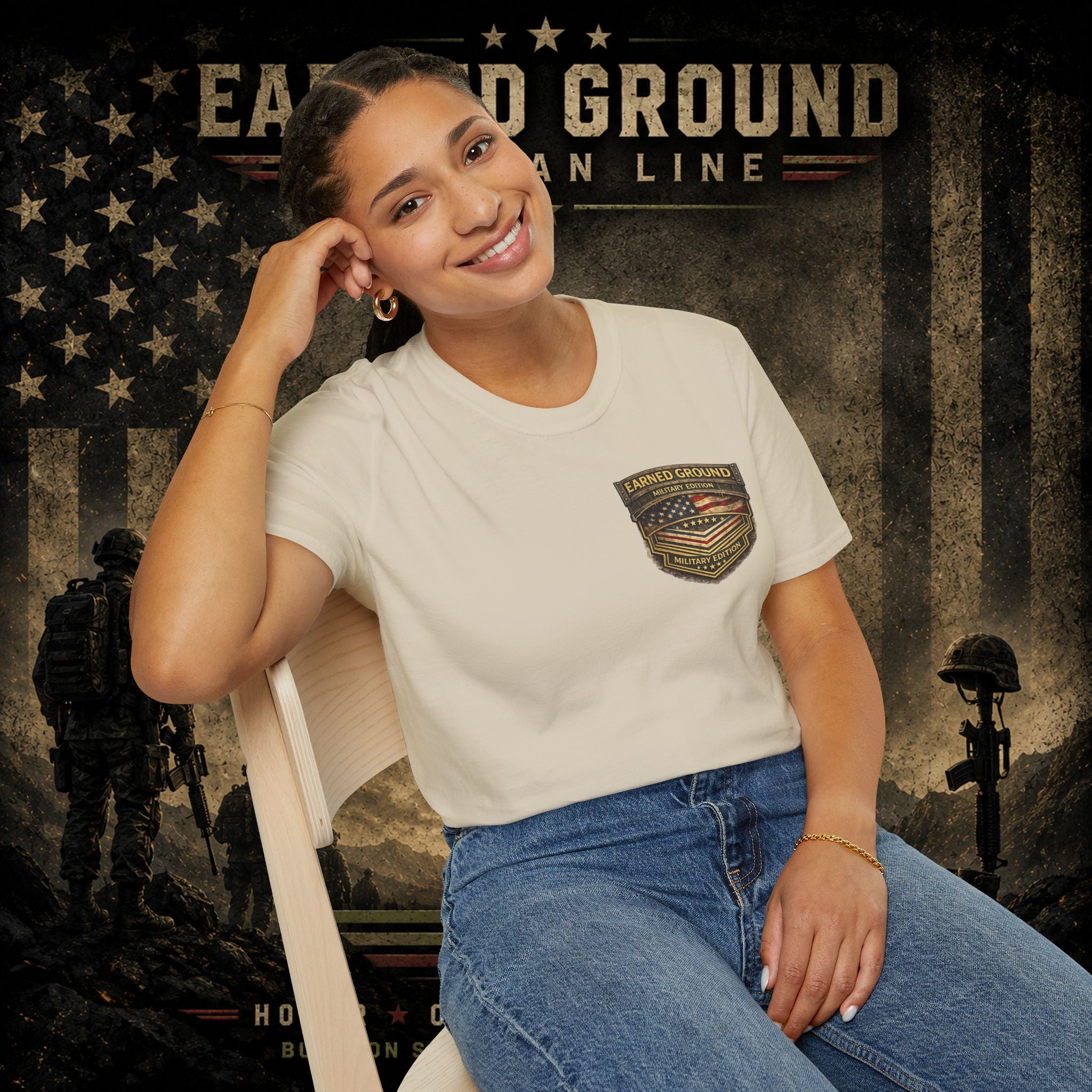 Earned Ground Military Divison — Honor Courage Sacrifice