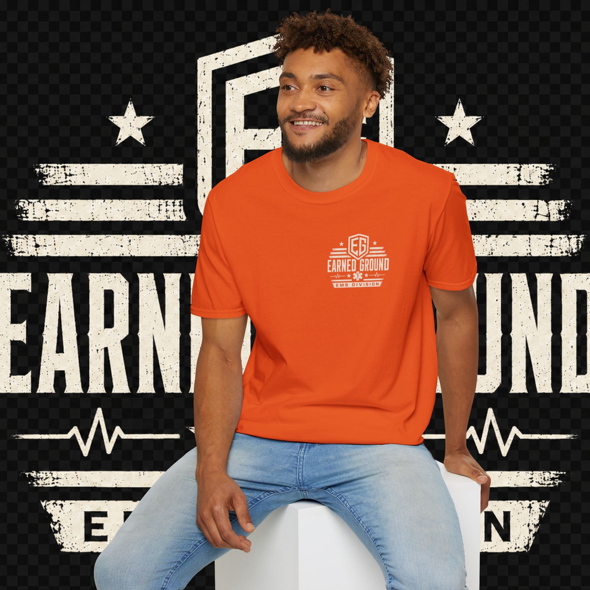 EARNED GROUND EMS DIVISON Heritage T-Shirt -
