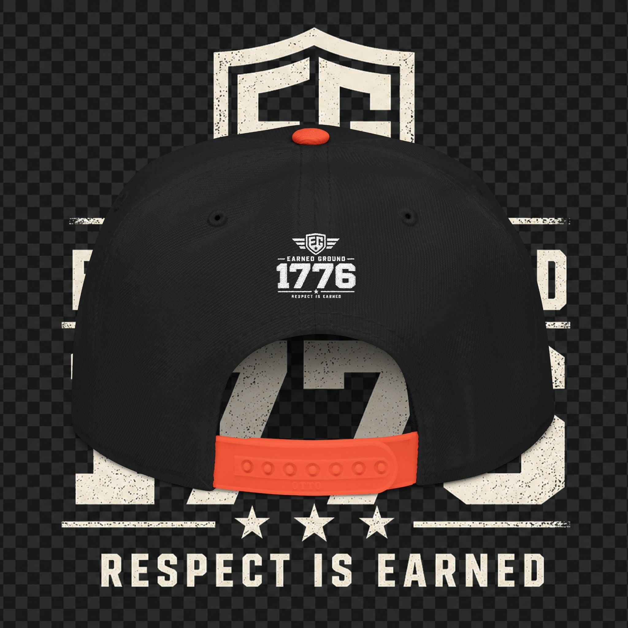 Earned Ground Embroidered Snapback Hat – Respect Is Earned Logo