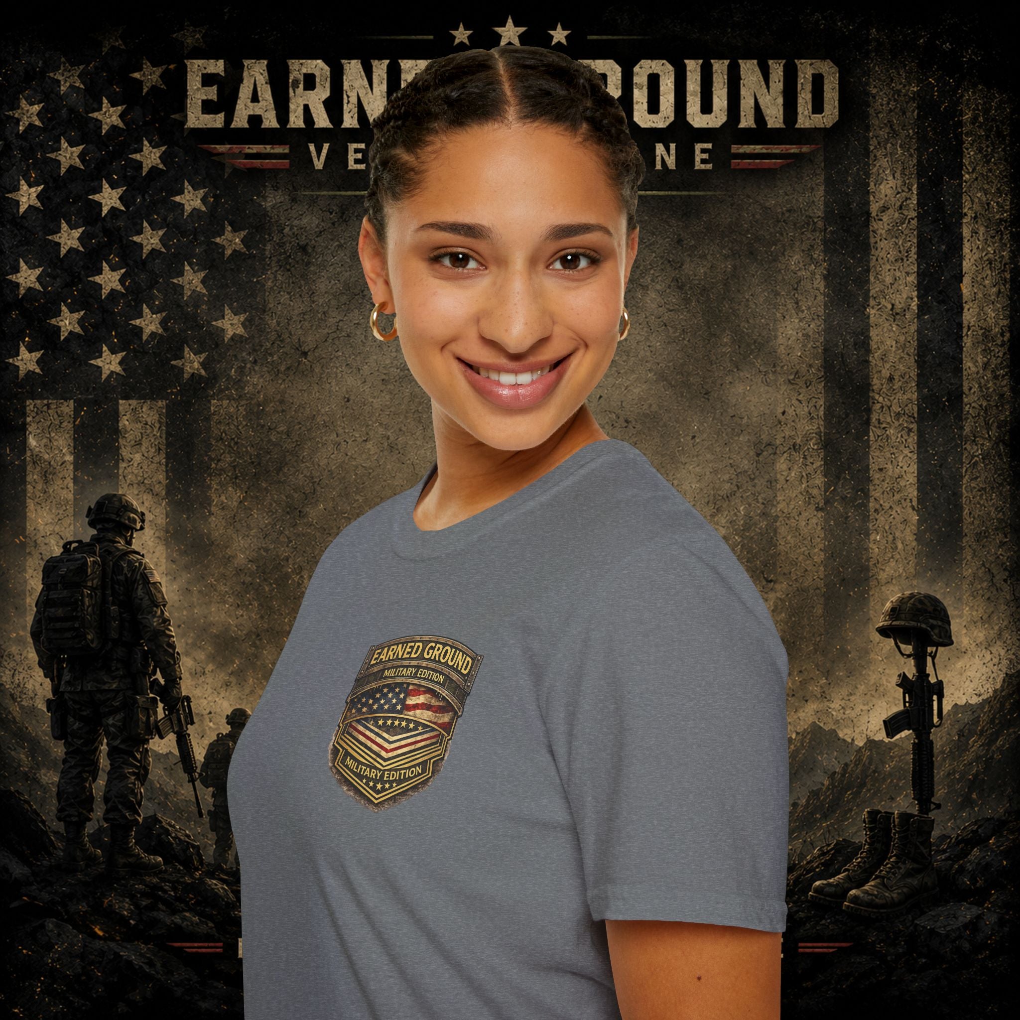 Earned Ground Military Divison — Honor Courage Sacrifice