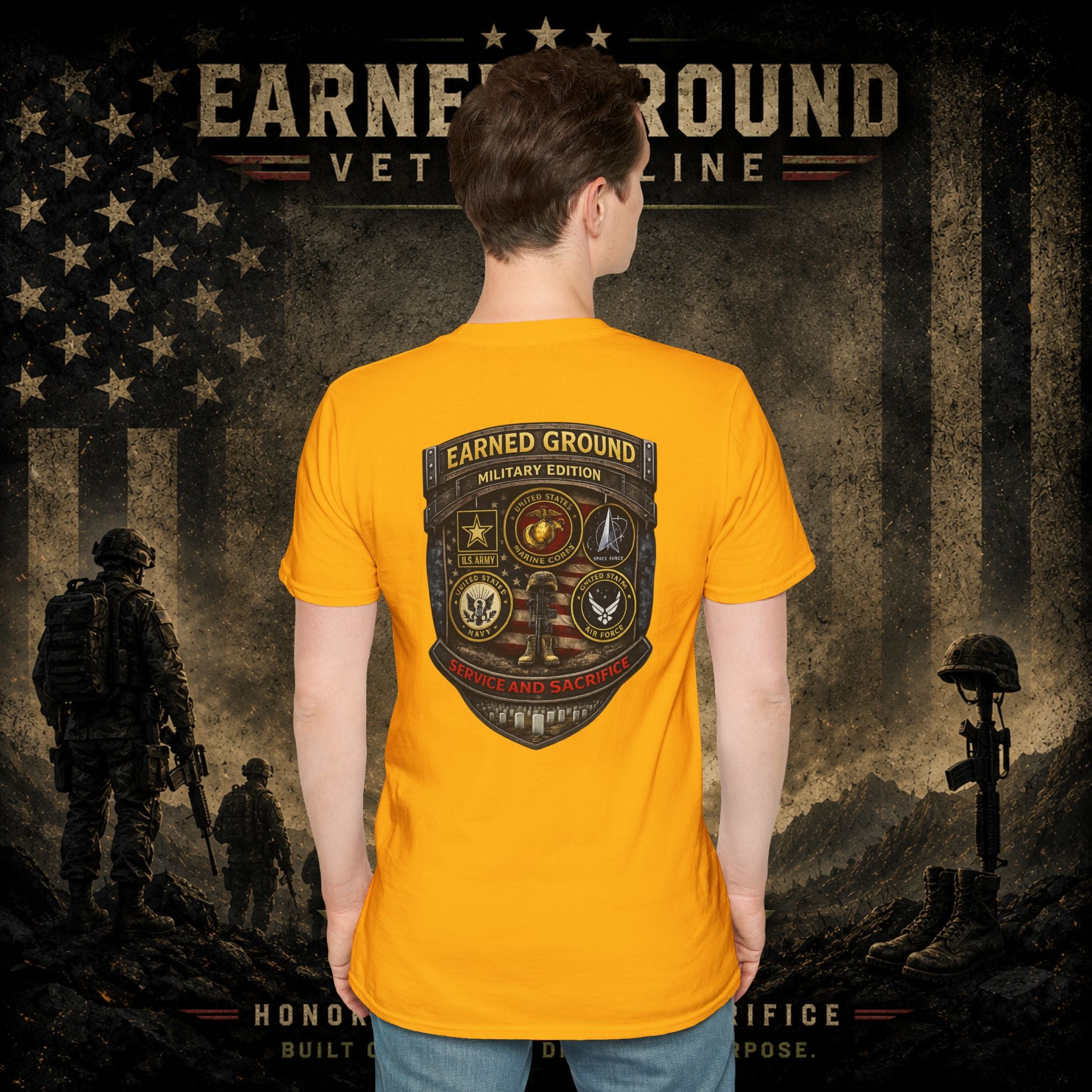 Earned Ground Military Divison — Honor Courage Sacrifice