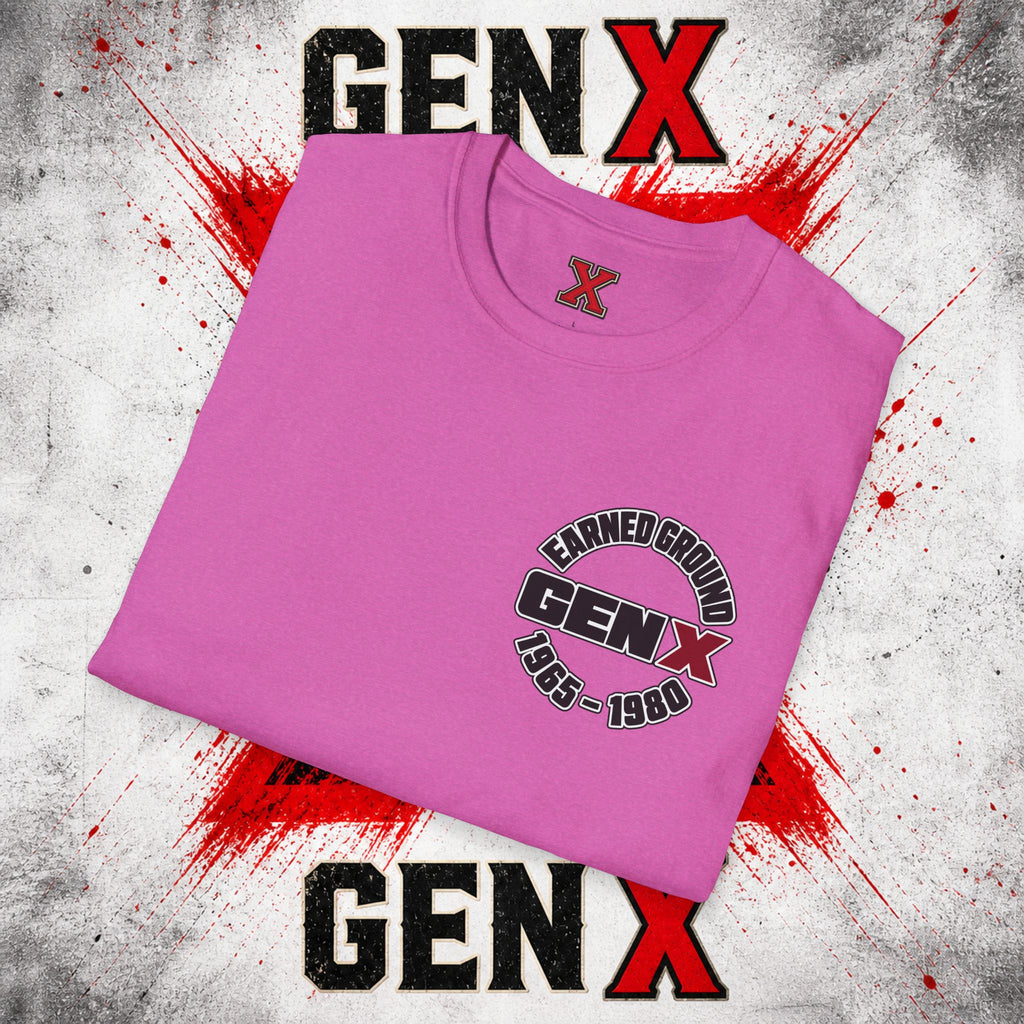EARNED GROUD Gen X 1965–1980 Retro Logo T-Shirt