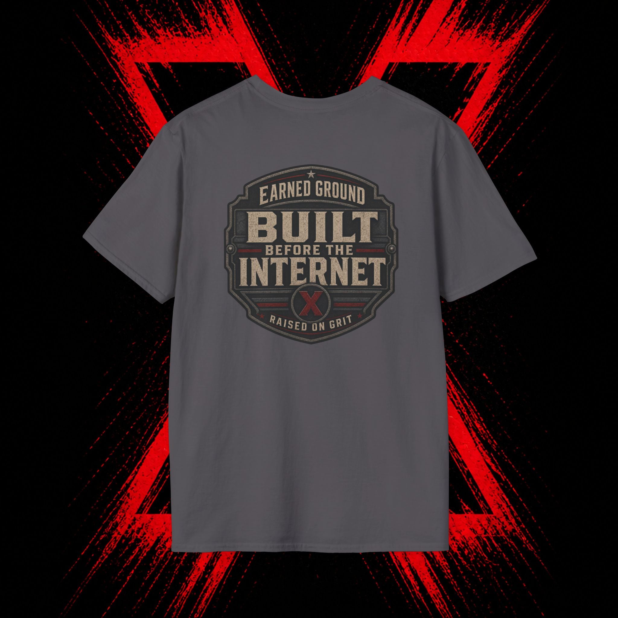 Earned Ground Gen X 1965–1980 Retro Vintage Tee— Gen X 1965–1980 Retro Vintage Tee