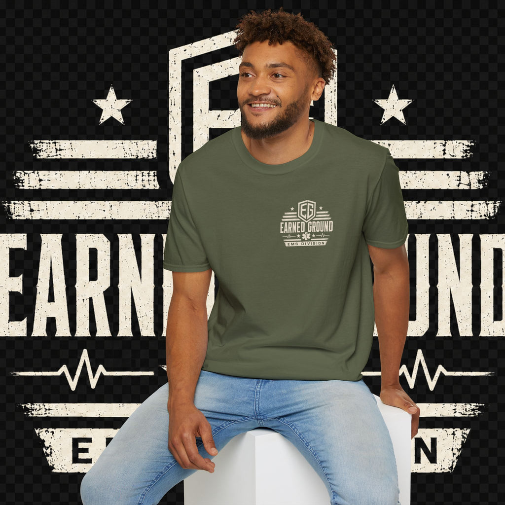 EARNED GROUND EMS DIVISON Heritage T-Shirt -