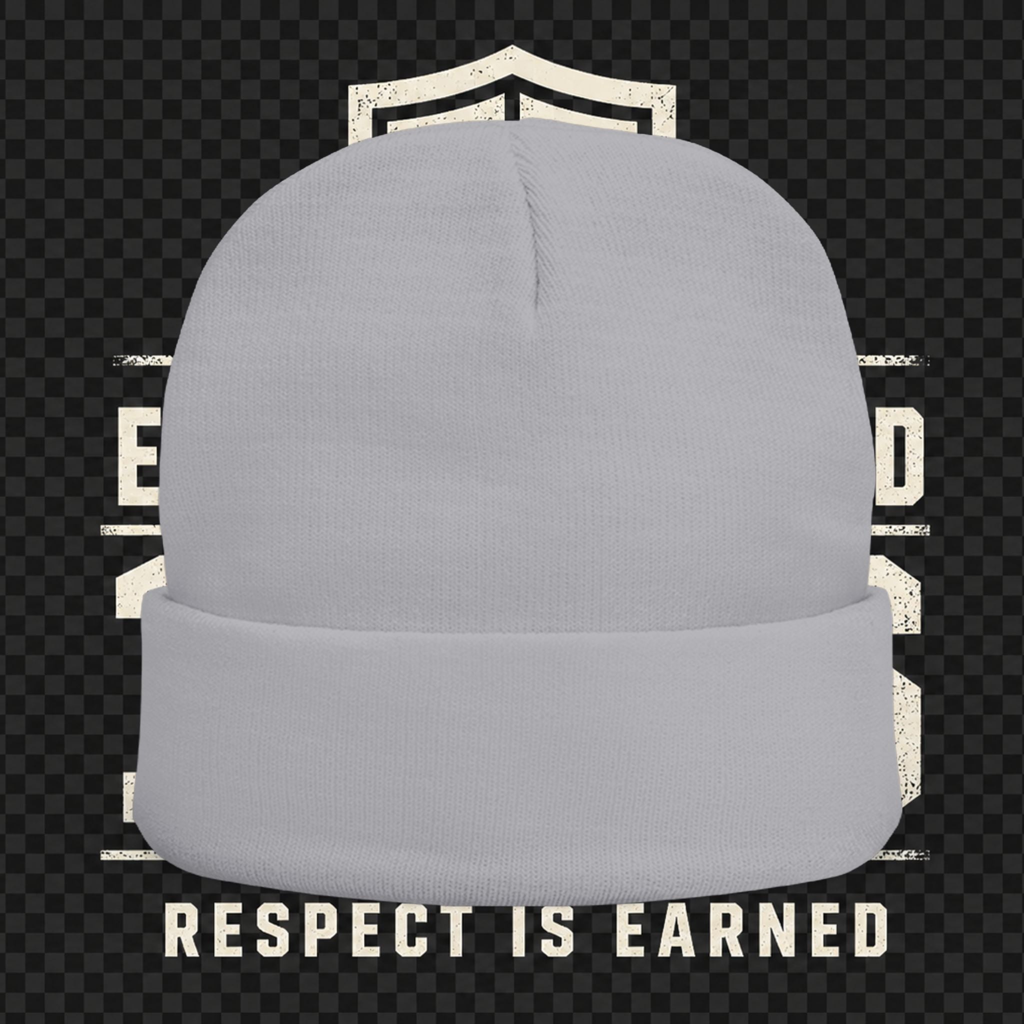 EARNED GROUND 1776 "Respect Is Earned" Embroidered Knit Beanie