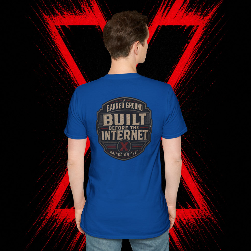Earned Ground Gen X 1965–1980 Retro Vintage Tee— Gen X 1965–1980 Retro Vintage Tee