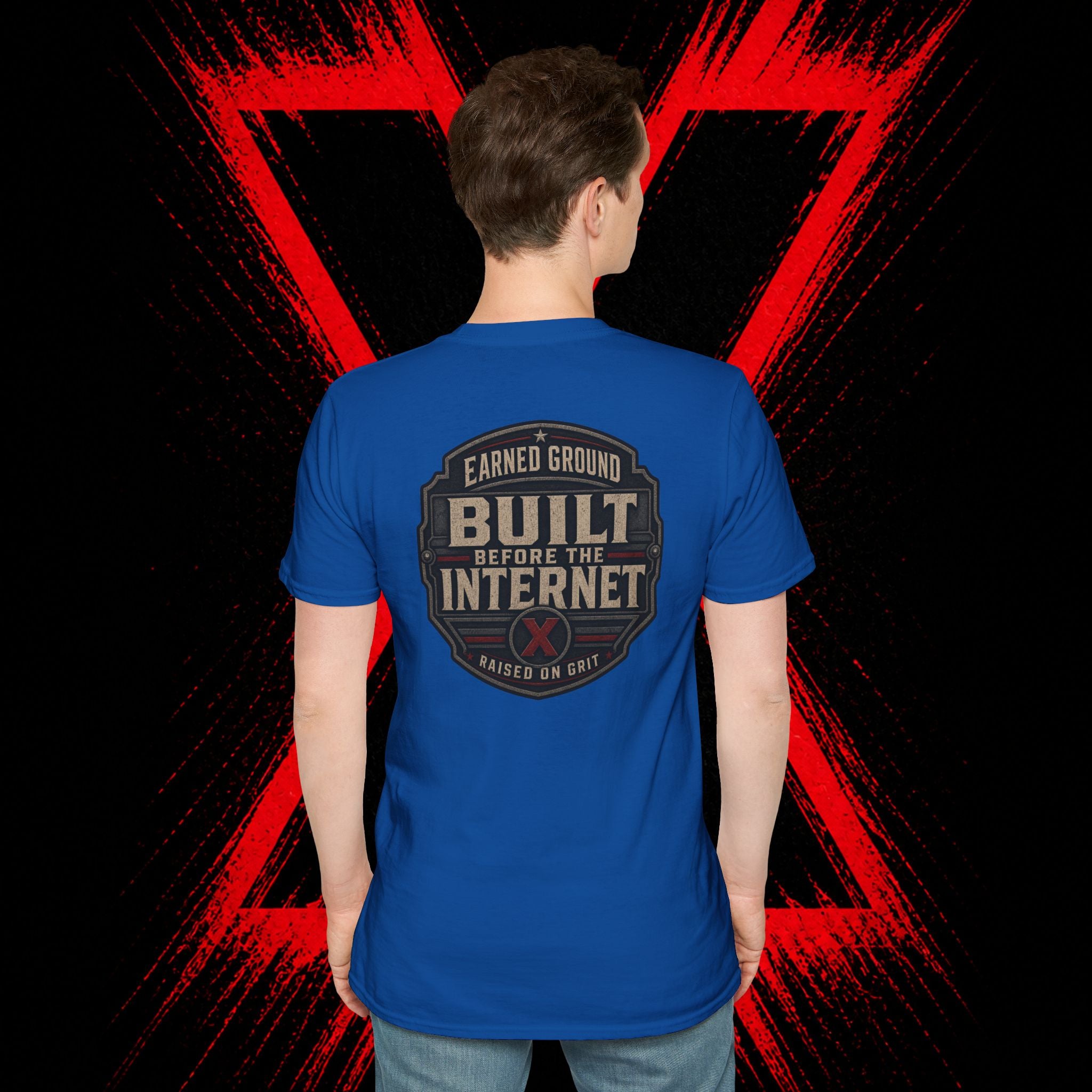 Earned Ground Gen X 1965–1980 Retro Vintage Tee— Gen X 1965–1980 Retro Vintage Tee