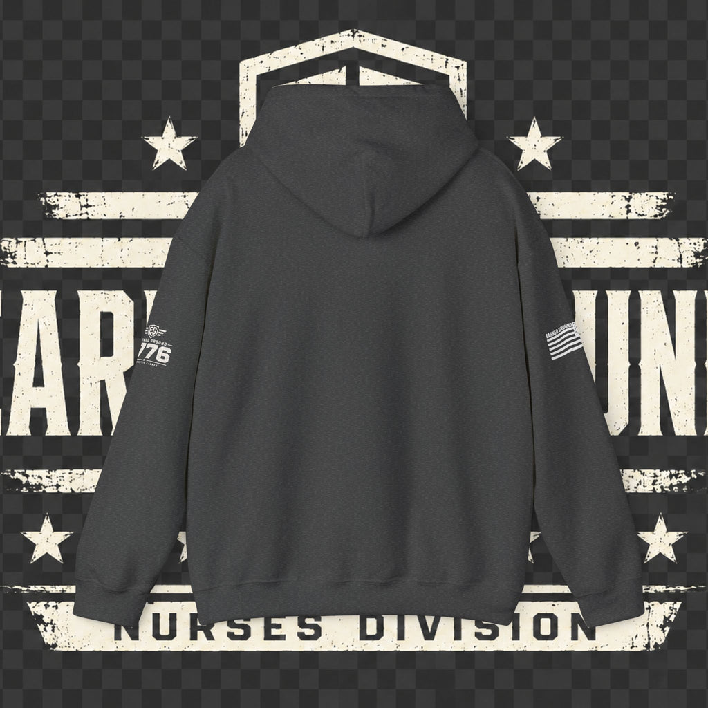 Earned Ground Nurses Division Hoodie — Nurse Tribute Pullover