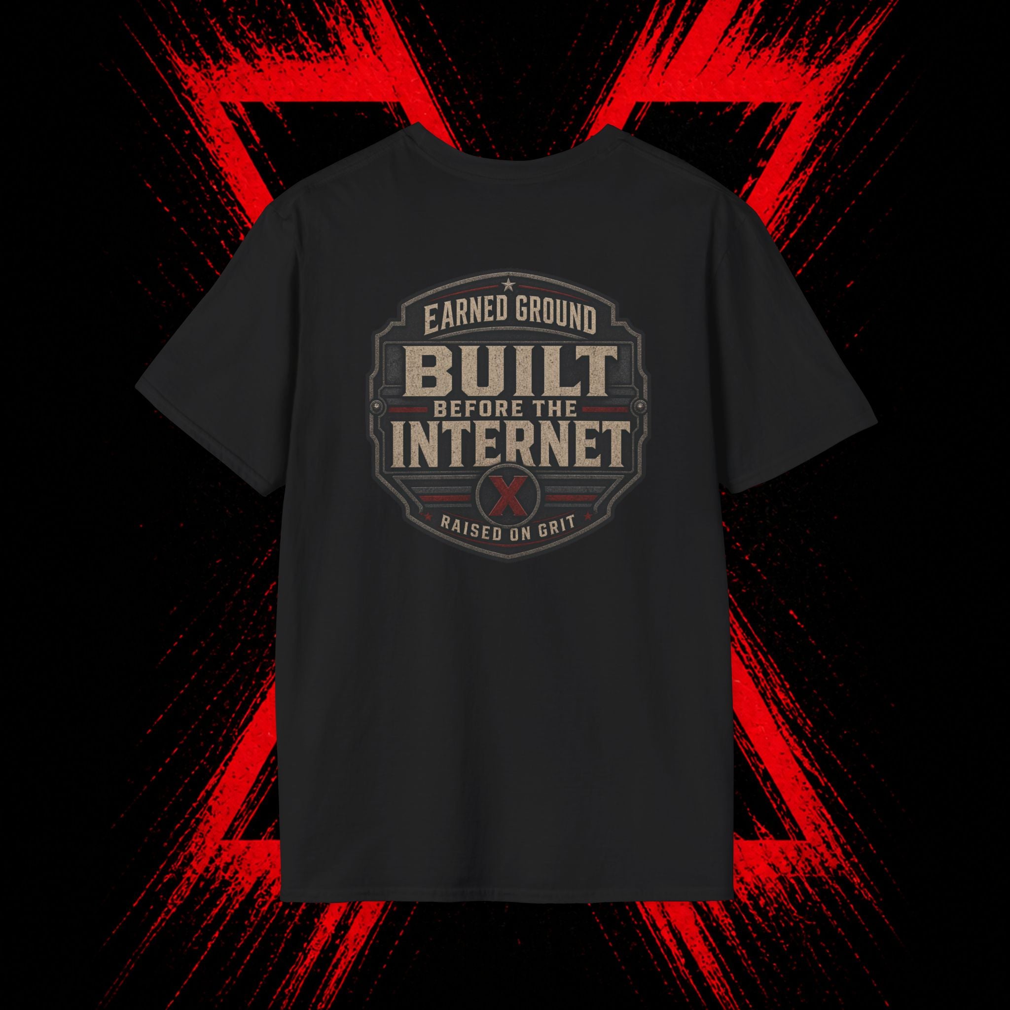 Earned Ground Gen X 1965–1980 Retro Vintage Tee— Gen X 1965–1980 Retro Vintage Tee