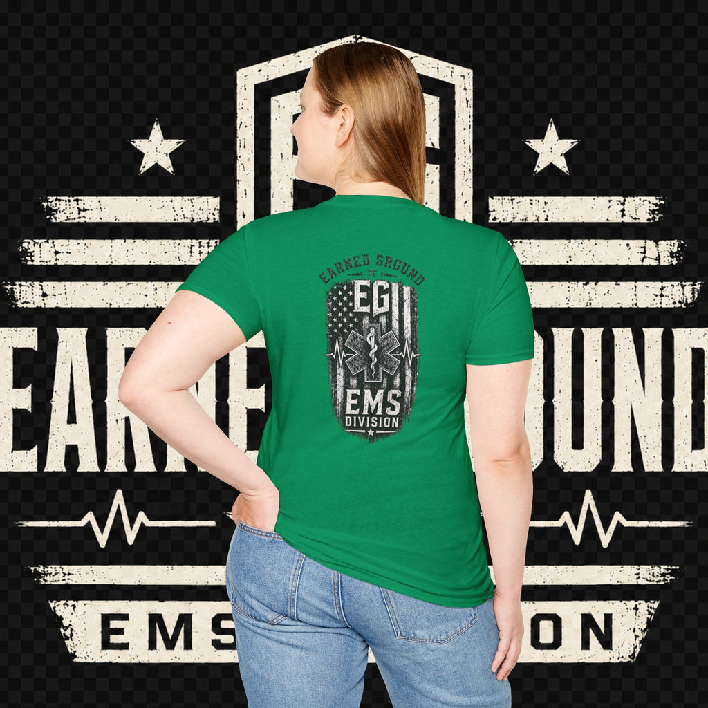 EARNED GROUND EMS DIVISON Heritage T-Shirt -