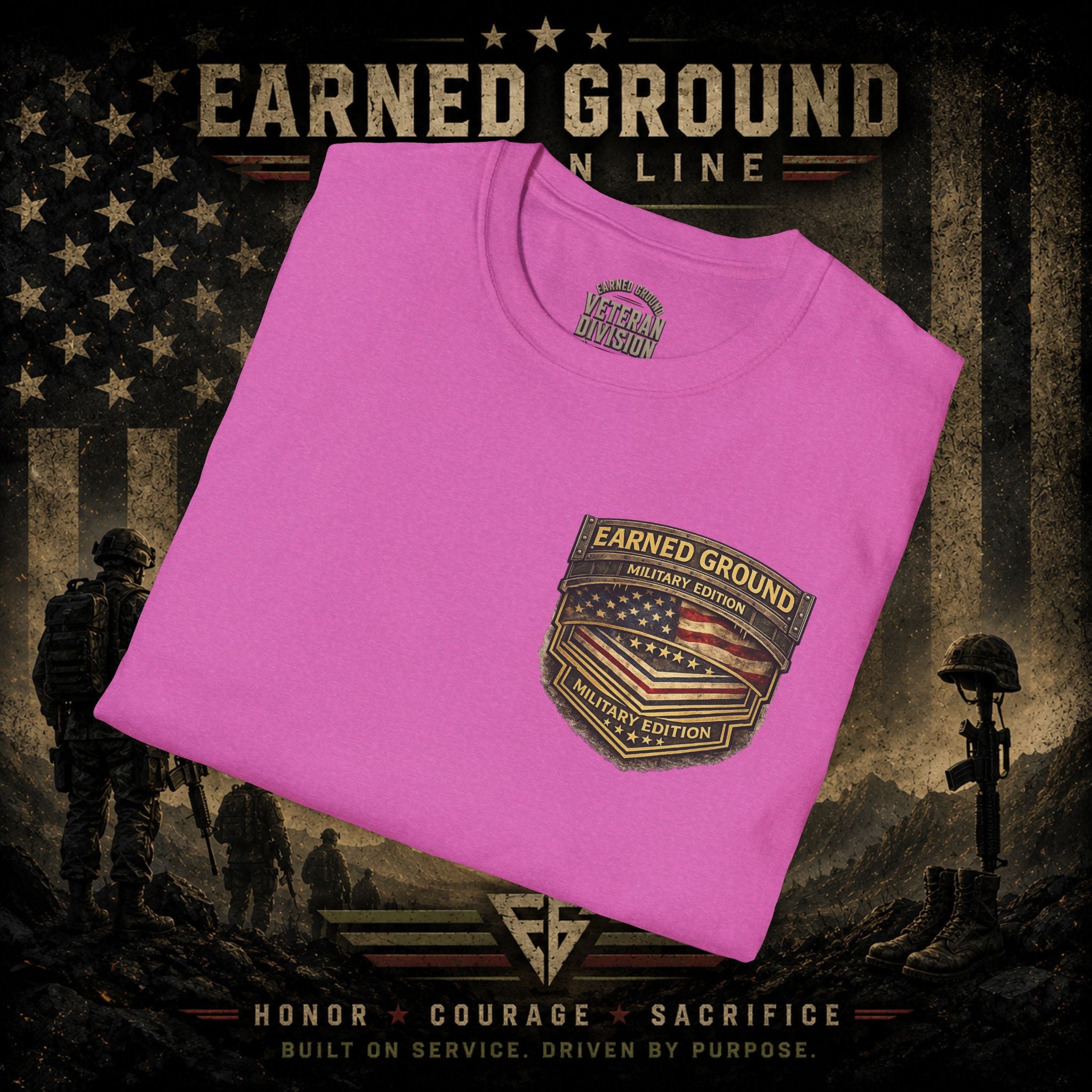 Earned Ground Military Divison — Honor Courage Sacrifice