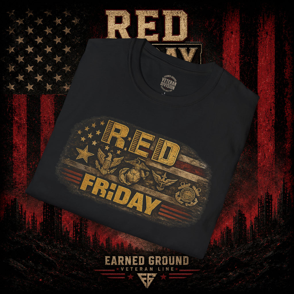 Red Friday T-Shirt – Patriotic 'Until They All Come Home' Support Tee