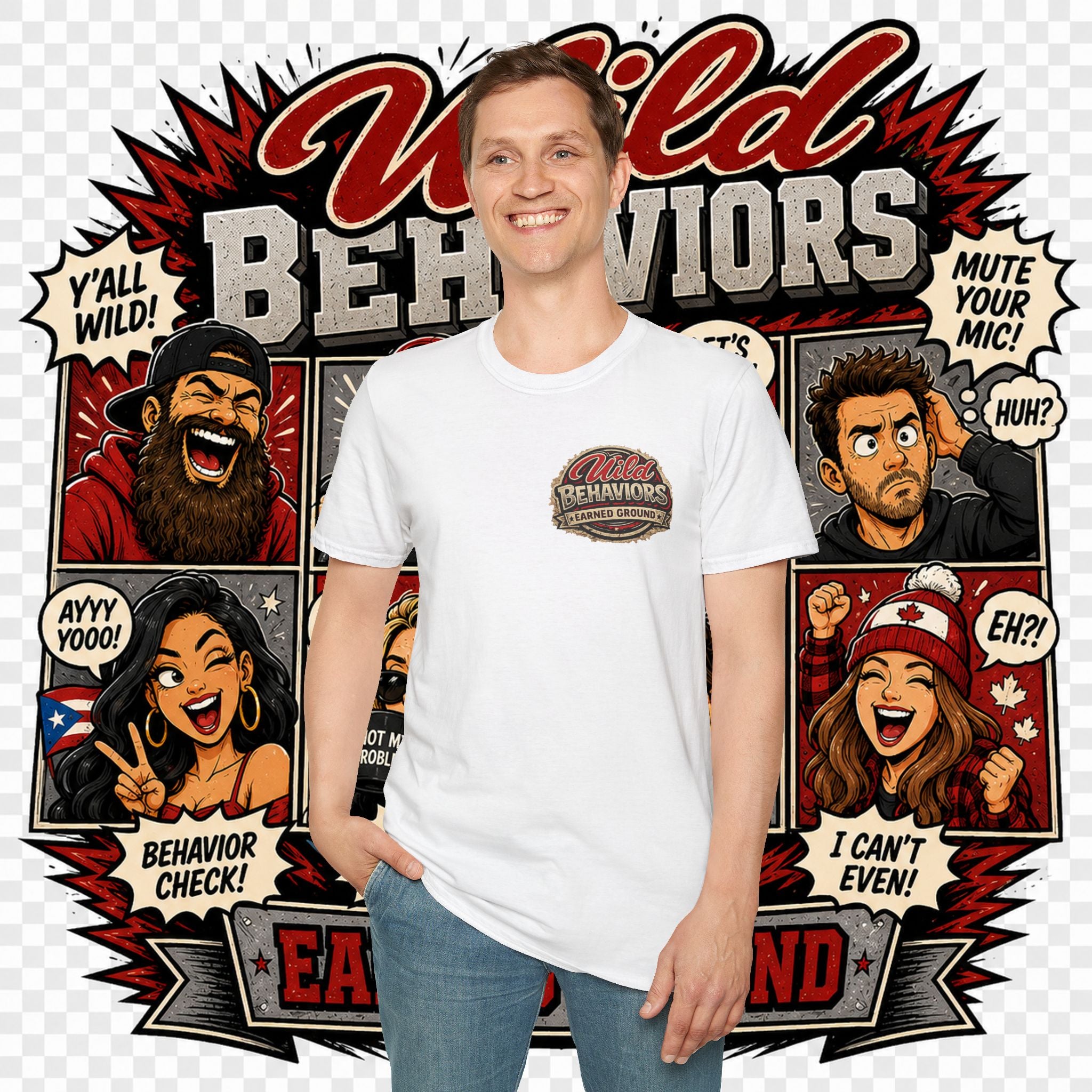 Earned Ground-- "Wild Behaviors" Tee