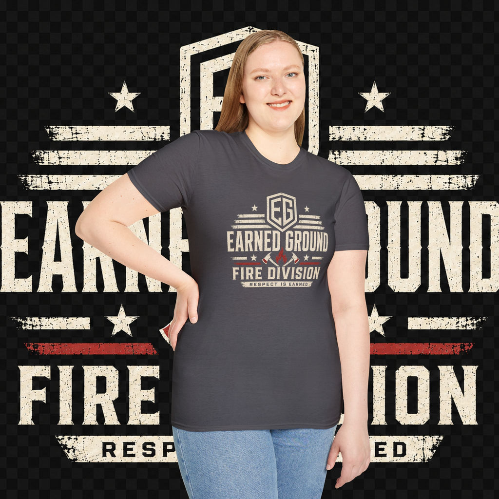 Earned Ground Fire Division T‑Shirt
