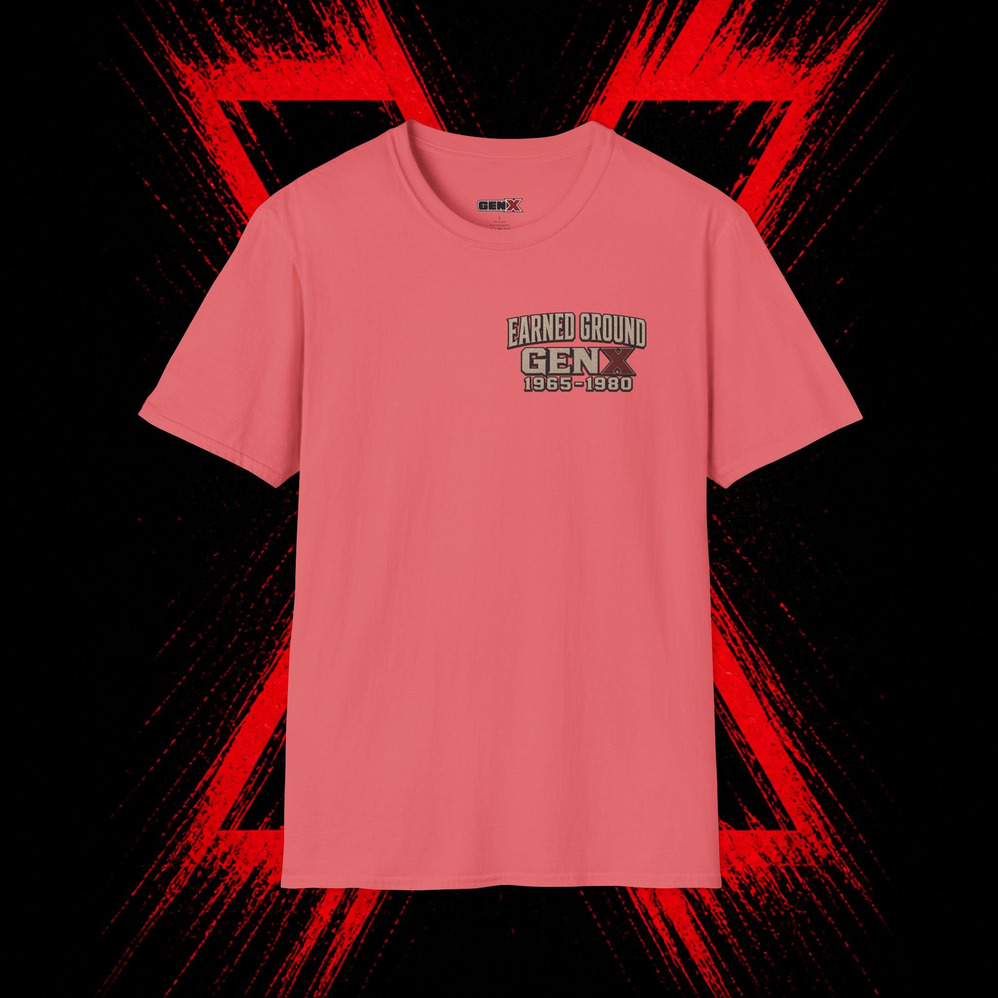 Earned Ground Gen X 1965–1980 Retro Vintage Tee— Gen X 1965–1980 Retro Vintage Tee