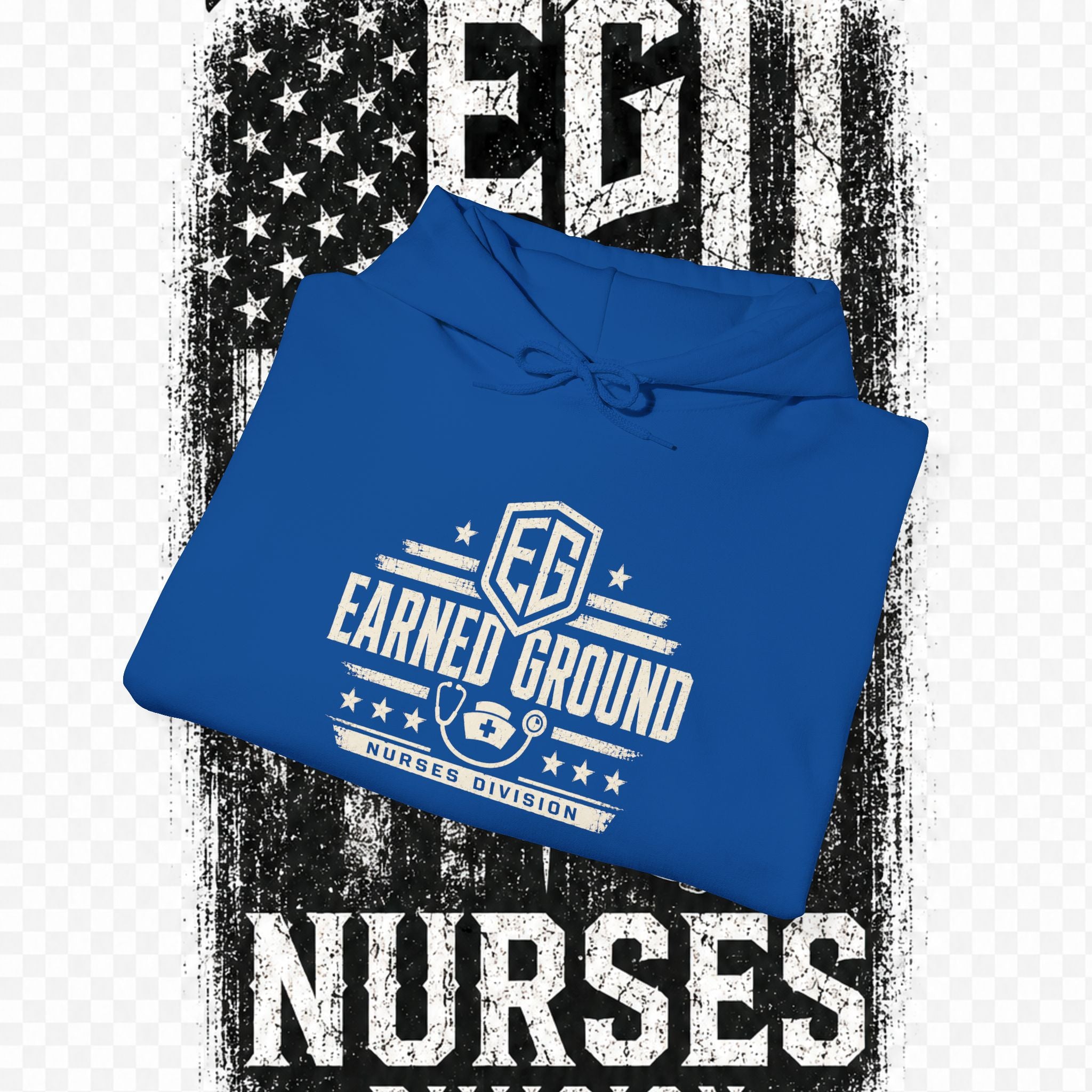 Earned Ground Nurses Division Hoodie — Nurse Tribute Pullover