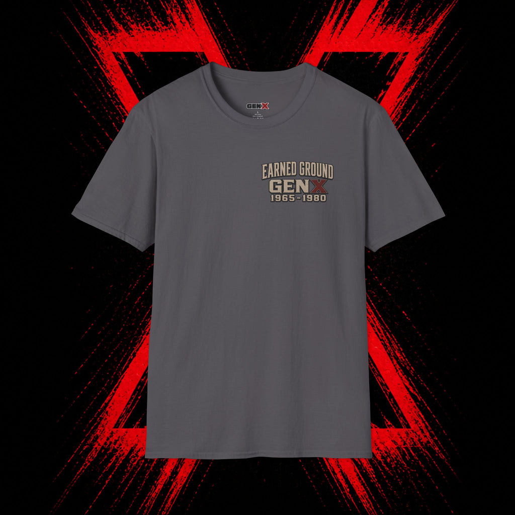 Earned Ground Gen X 1965–1980 Retro Vintage Tee— Gen X 1965–1980 Retro Vintage Tee