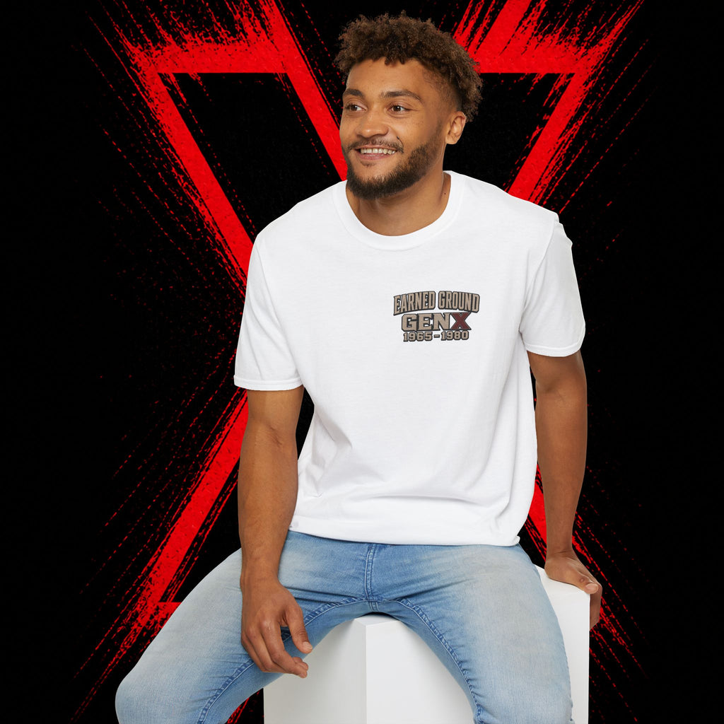 Earned Ground Gen X 1965–1980 Retro Vintage Tee— Gen X 1965–1980 Retro Vintage Tee