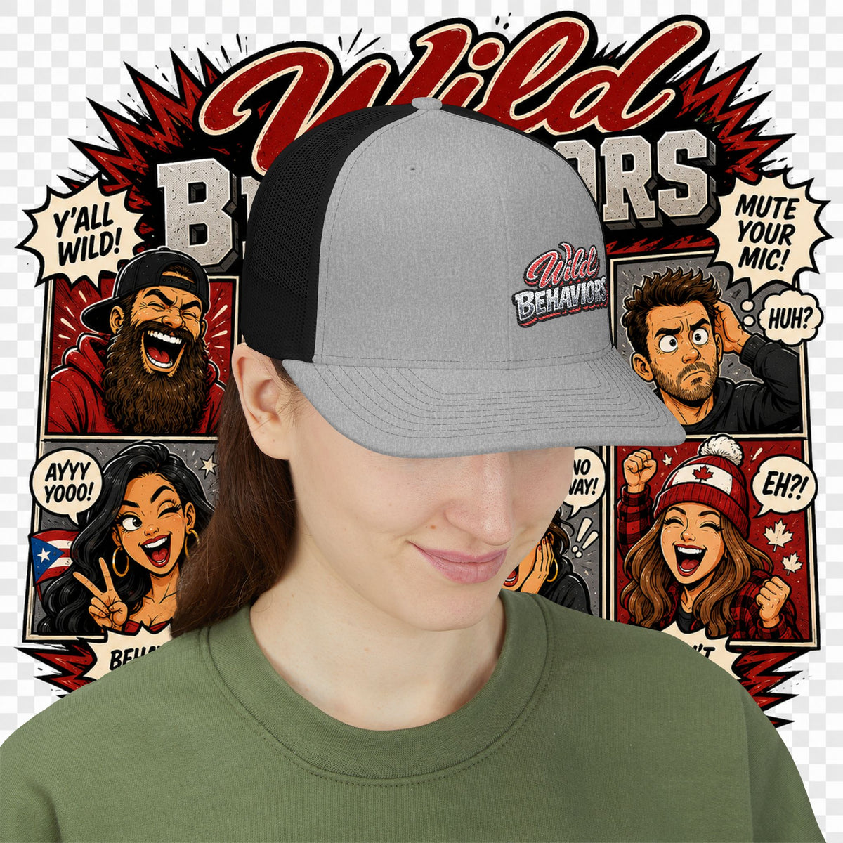 Earned Ground "Wild Behaviors" Richardson 112 – Retro Patch Trucker Hat