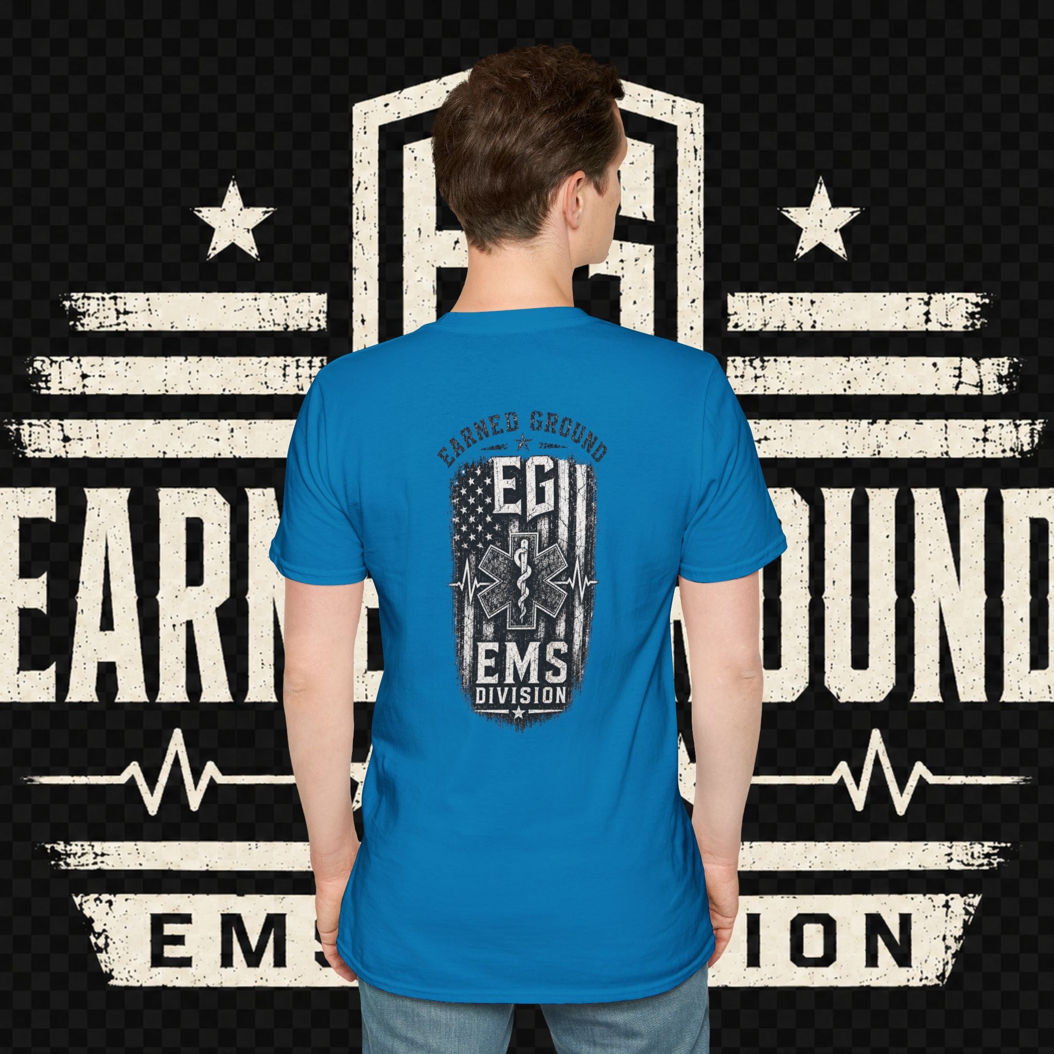 EARNED GROUND EMS DIVISON Heritage T-Shirt -