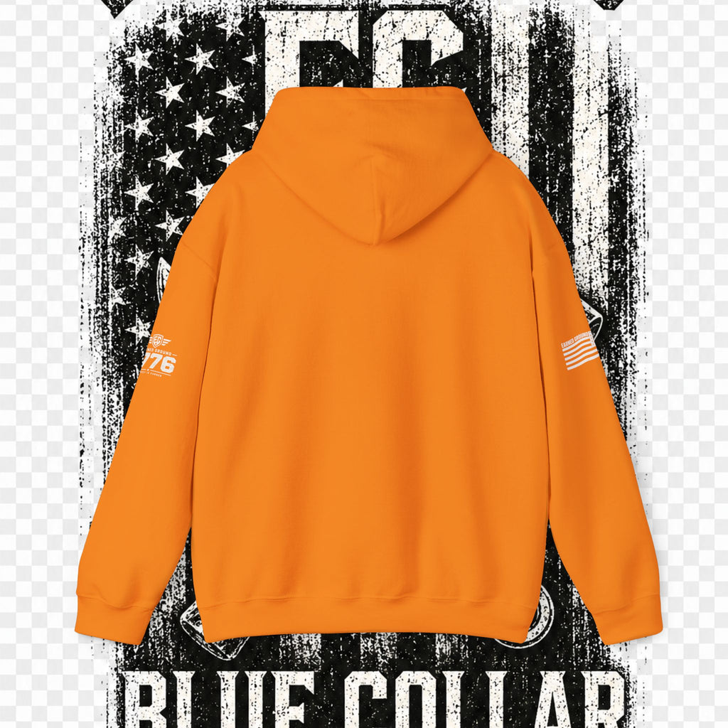 Earned Ground Blue Collar Hoodie – Blue Collar Division Hoodie