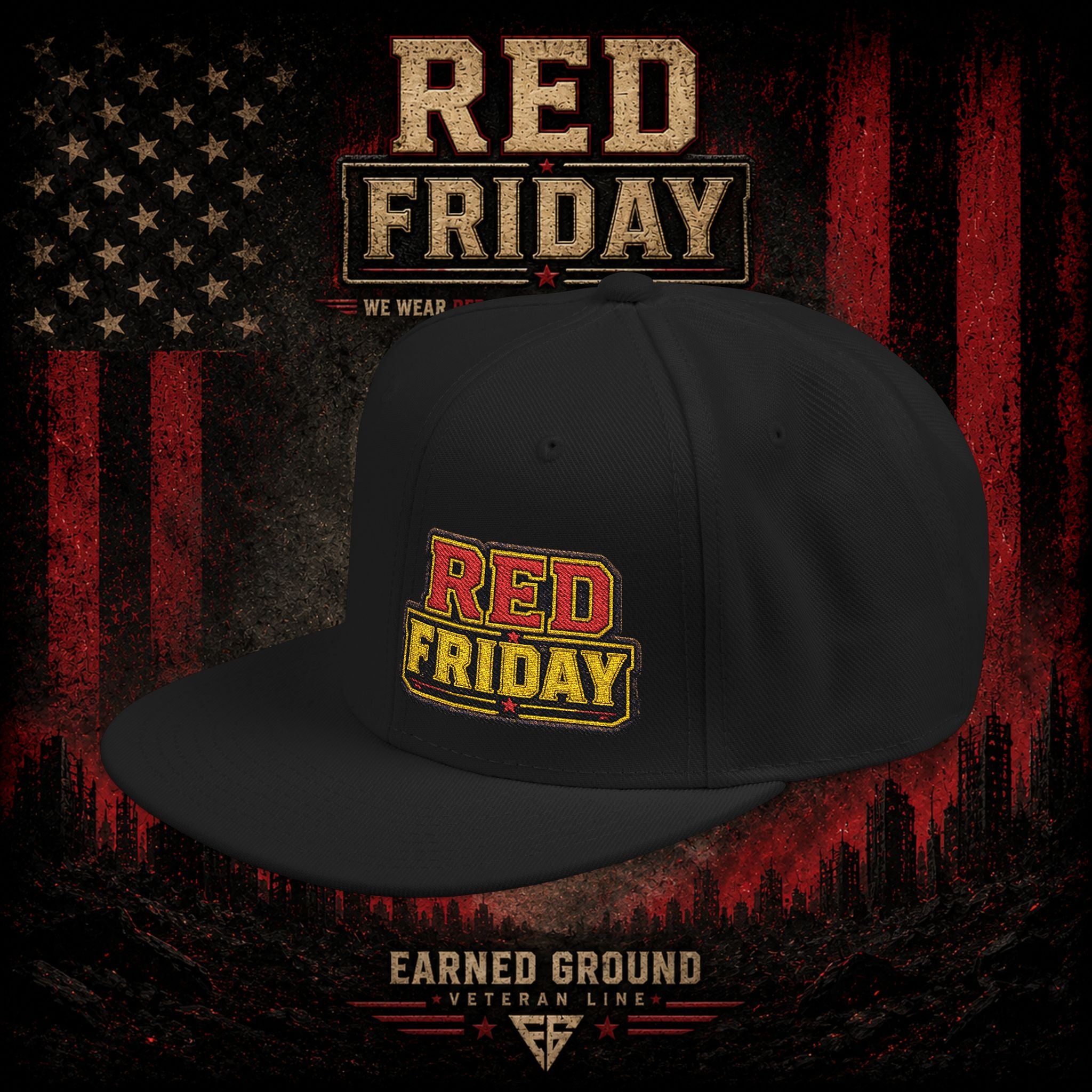 Red Friday Until They All Come Home  – RED FRIDAY Support Patch Cap