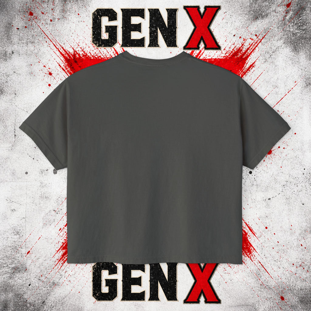 Gen X Women's Boxy Tee — "Earned Ground" 1965–1980 Retro