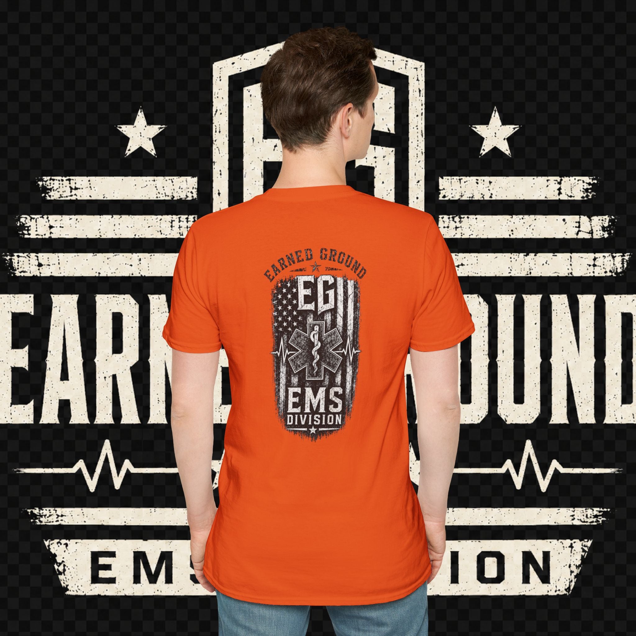 EARNED GROUND EMS DIVISON Heritage T-Shirt -