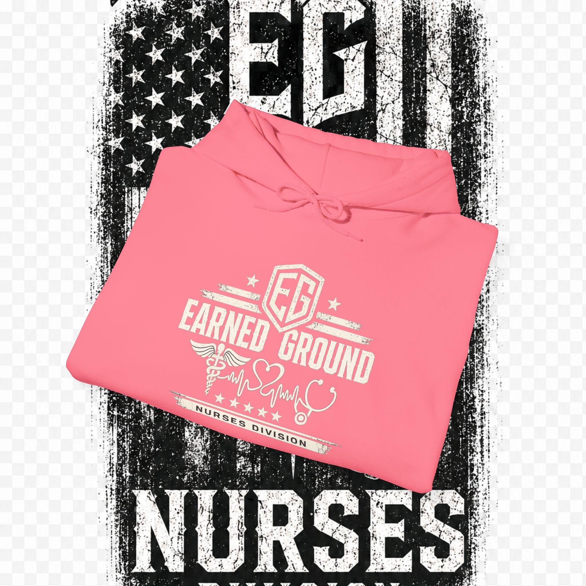 Earned Ground Nurses Division Hoodie — Nurse Tribute Pullover