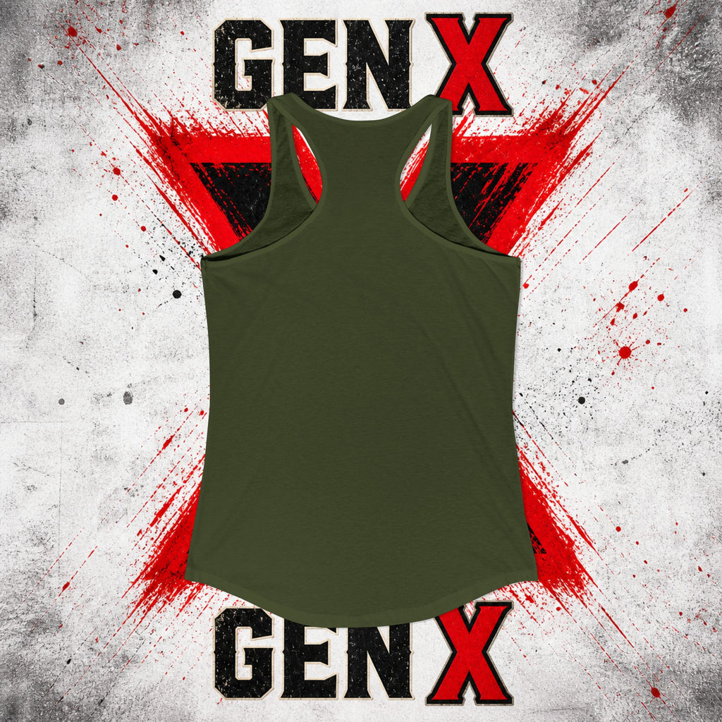 EARNED GROUND: GEN X FAFO FERAL 1965 - 1980 Racerback Tank