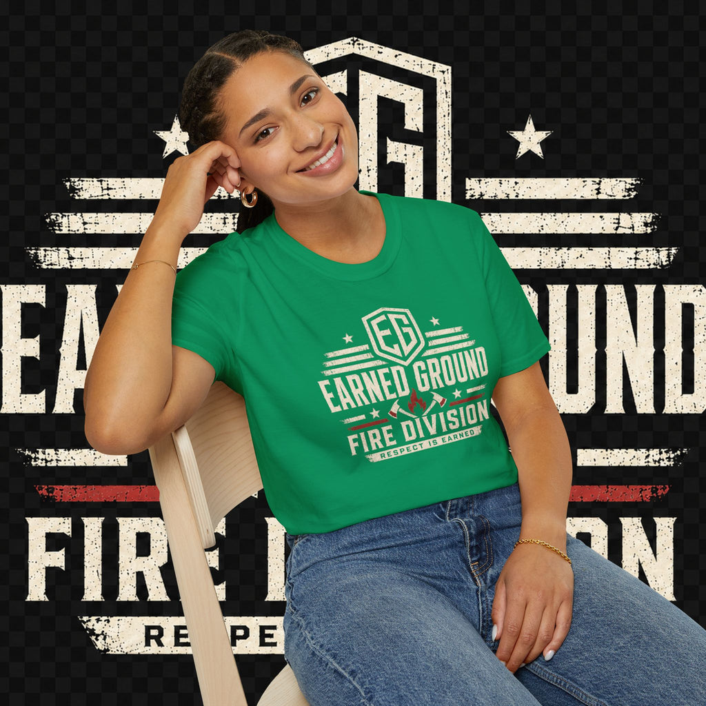 Earned Ground Fire Division T‑Shirt