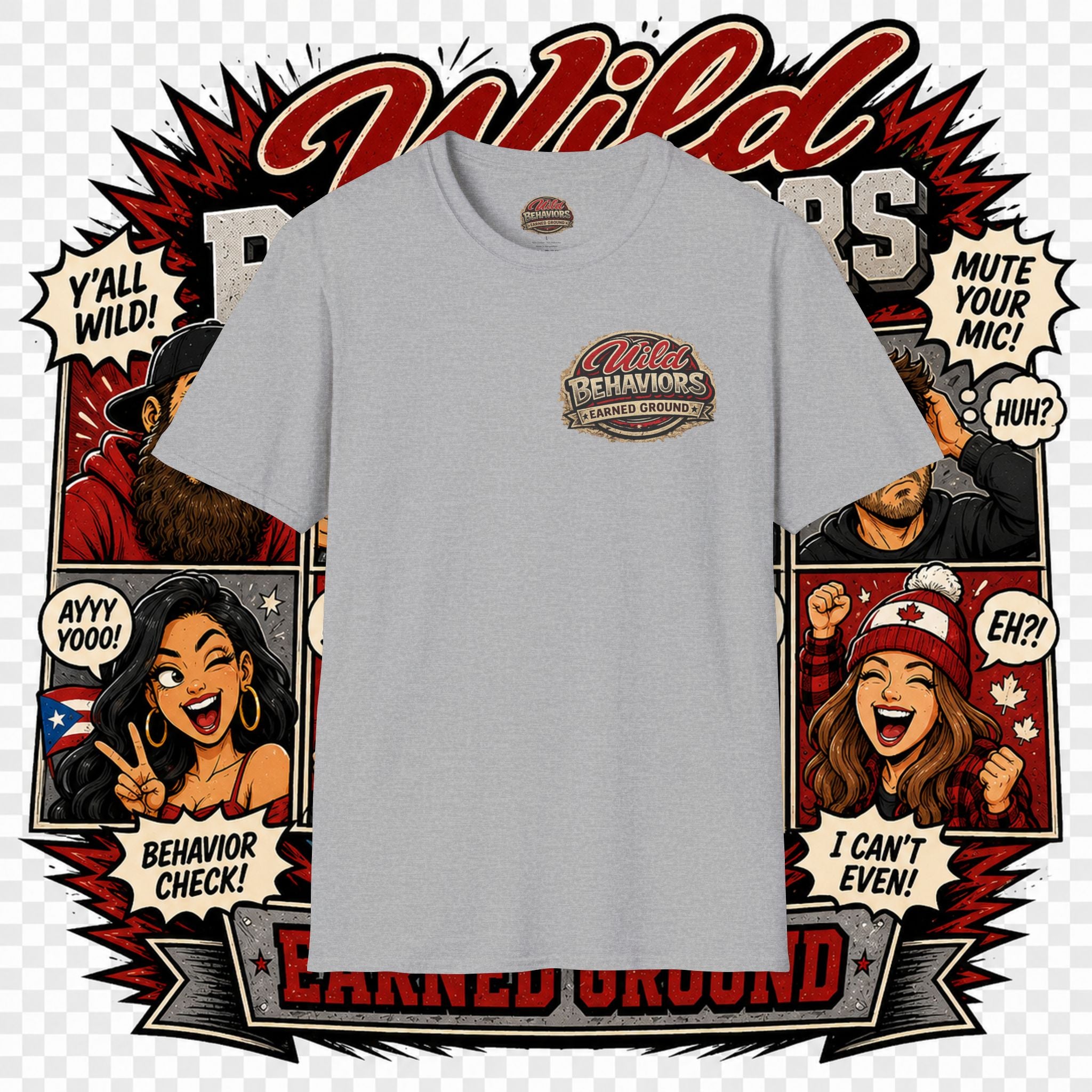 Earned Ground-- "Wild Behaviors" Tee