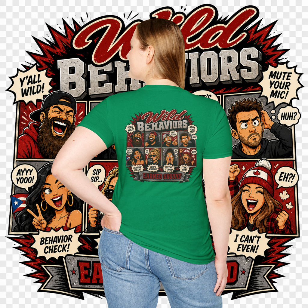 Earned Ground-- "Wild Behaviors" Tee