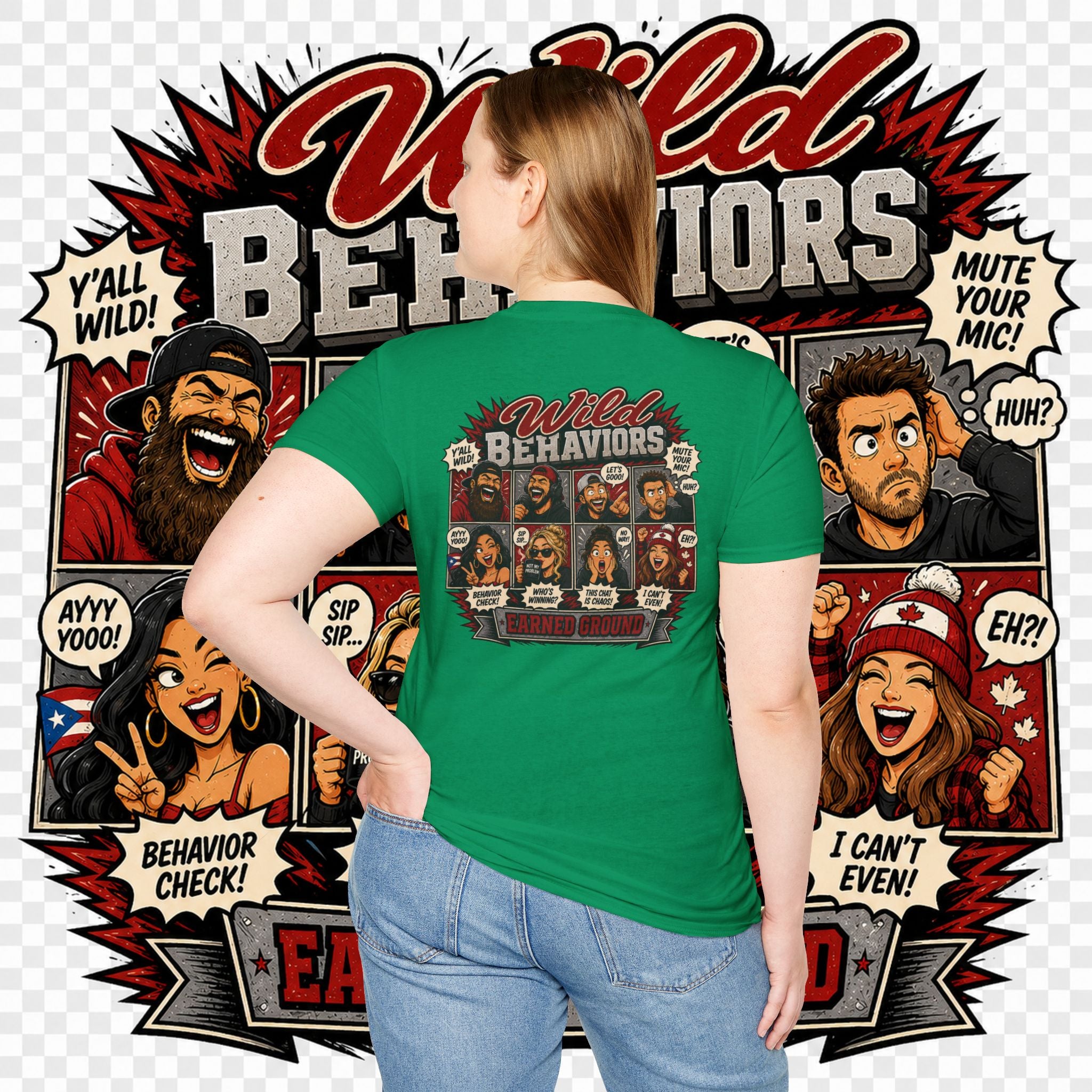 Earned Ground-- "Wild Behaviors" Tee