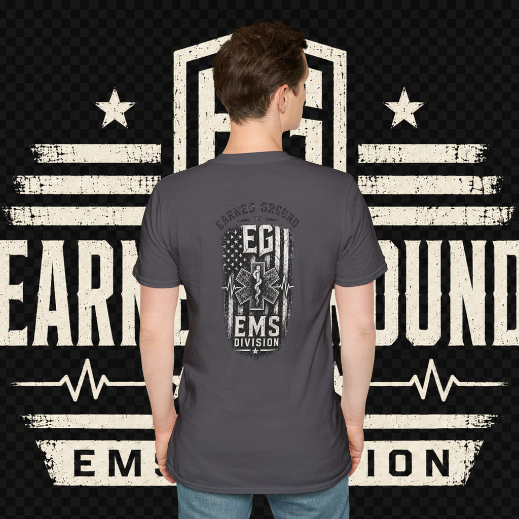 EARNED GROUND EMS DIVISON Heritage T-Shirt -