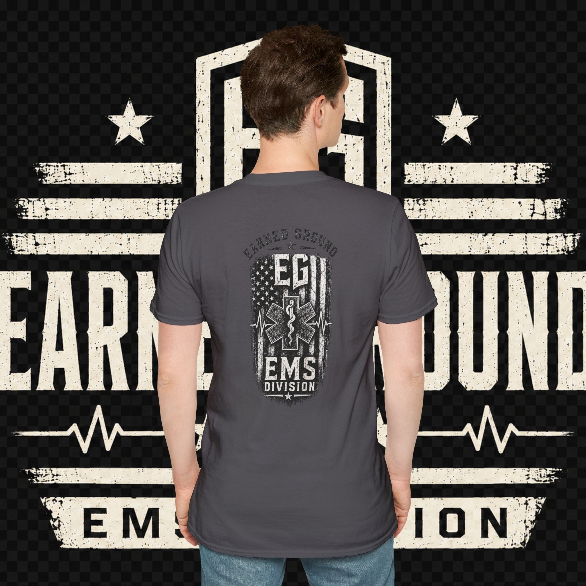 EARNED GROUND EMS DIVISON Heritage T-Shirt -