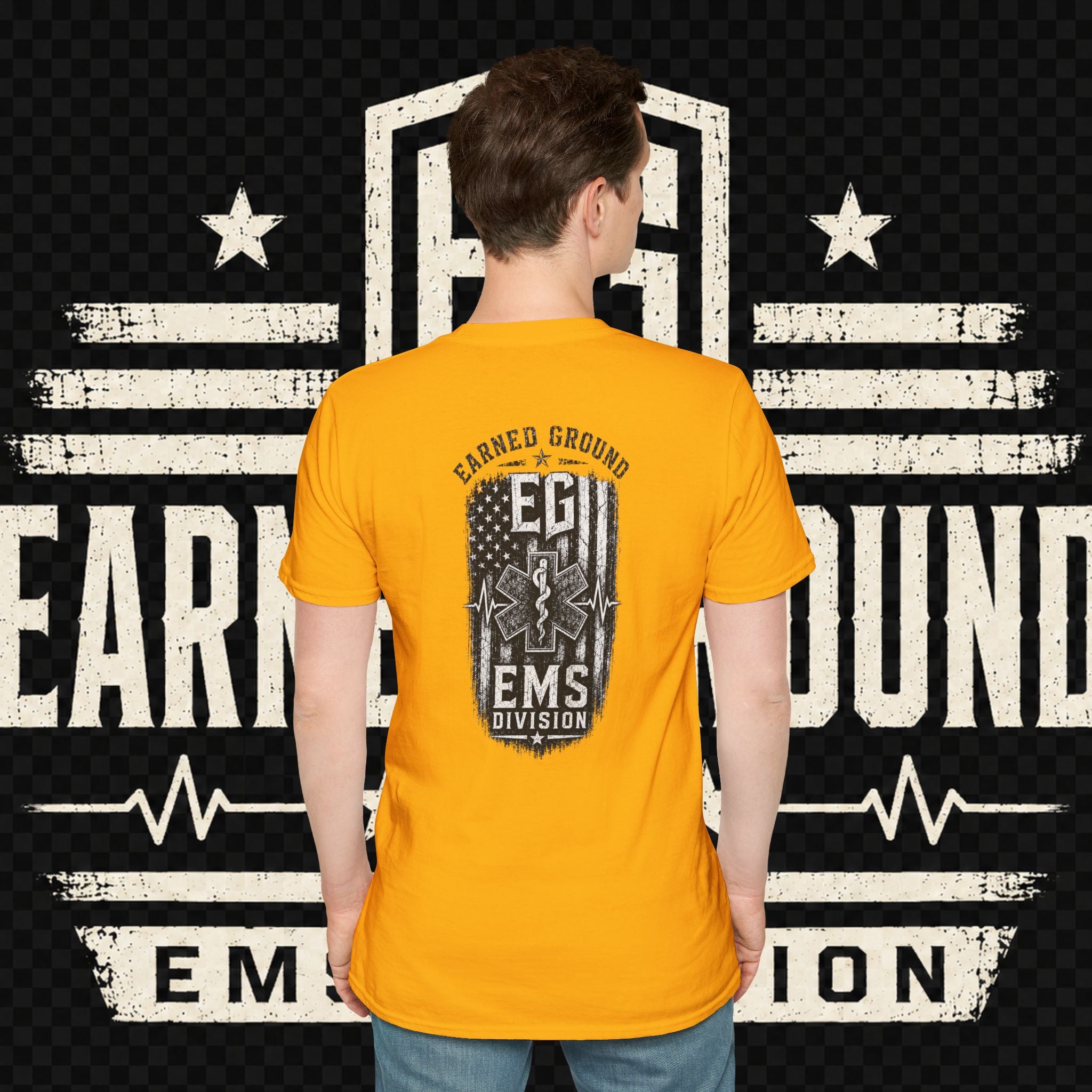 EARNED GROUND EMS DIVISON Heritage T-Shirt -
