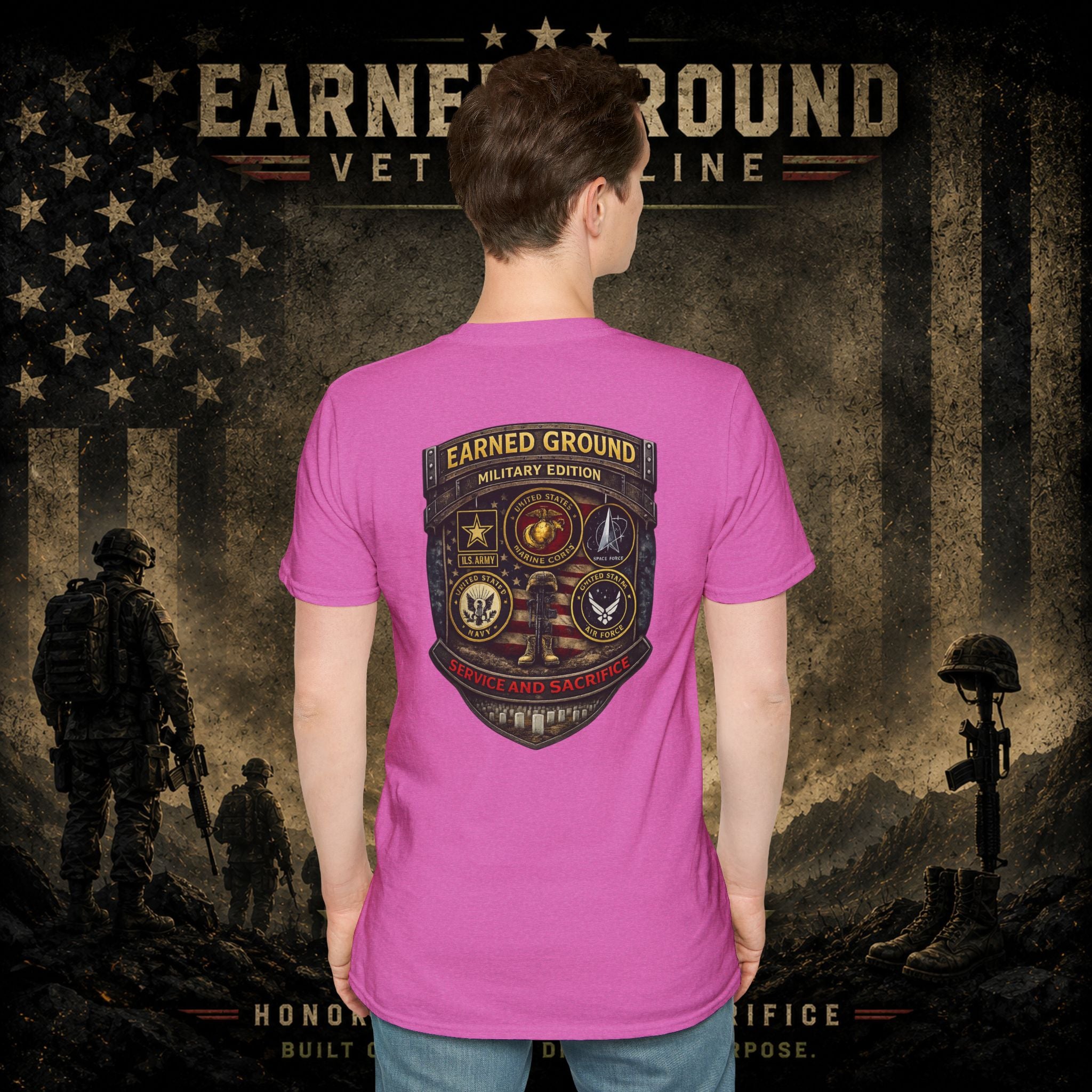 Earned Ground Military Divison — Honor Courage Sacrifice