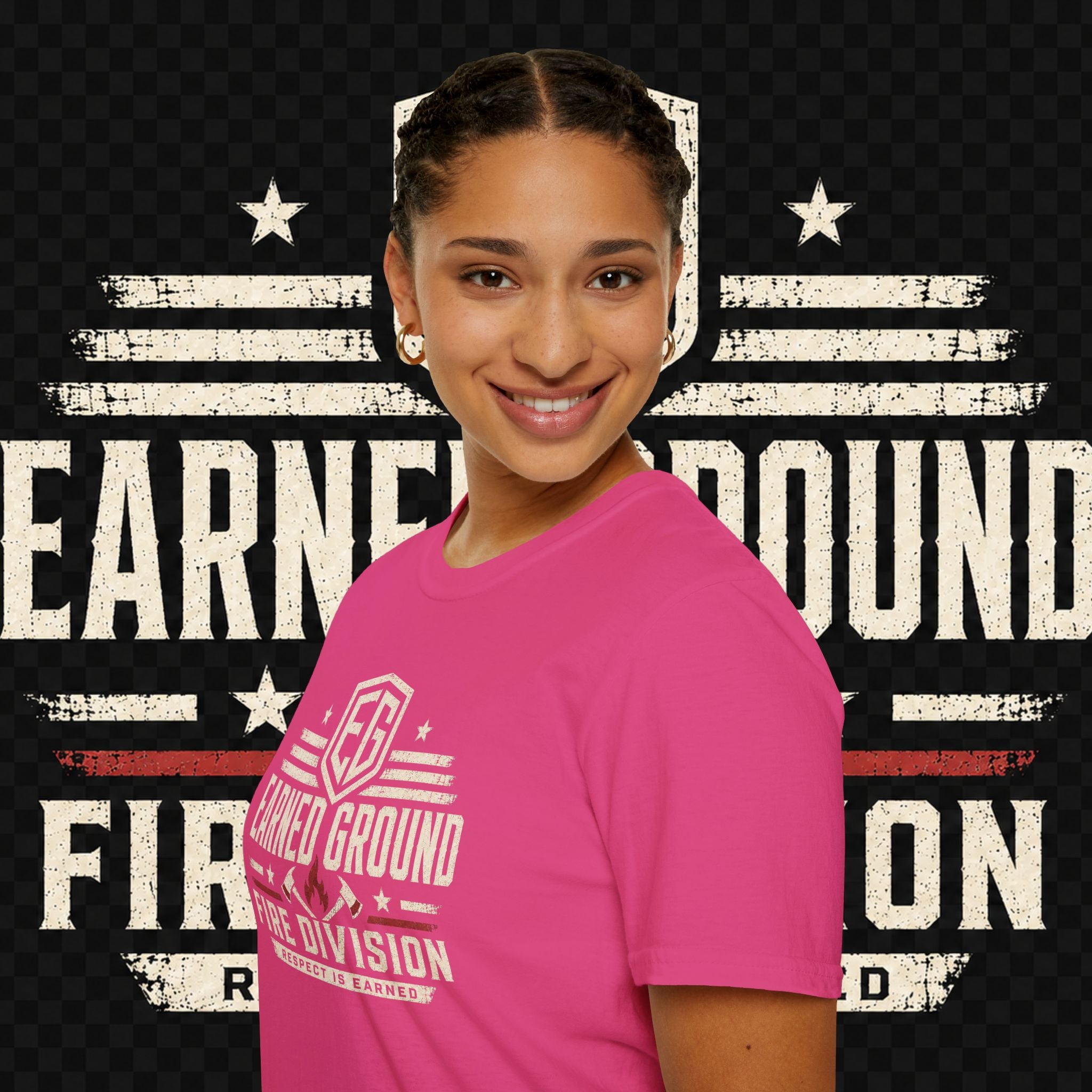 Earned Ground Fire Division T‑Shirt