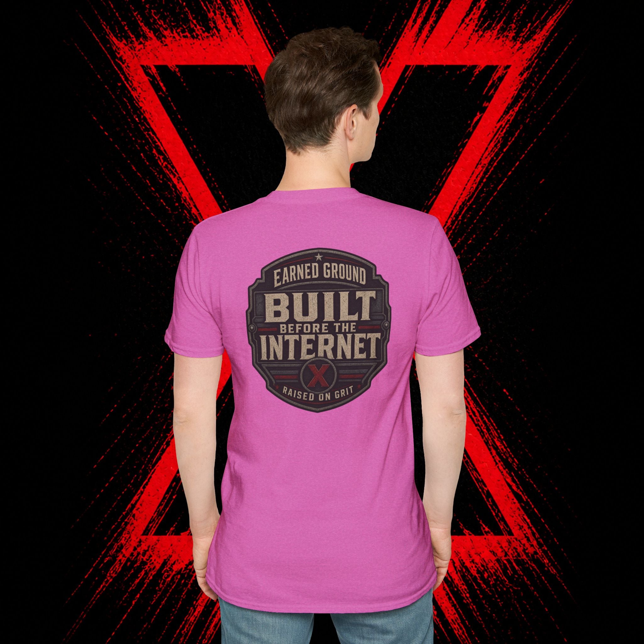 Earned Ground Gen X 1965–1980 Retro Vintage Tee— Gen X 1965–1980 Retro Vintage Tee