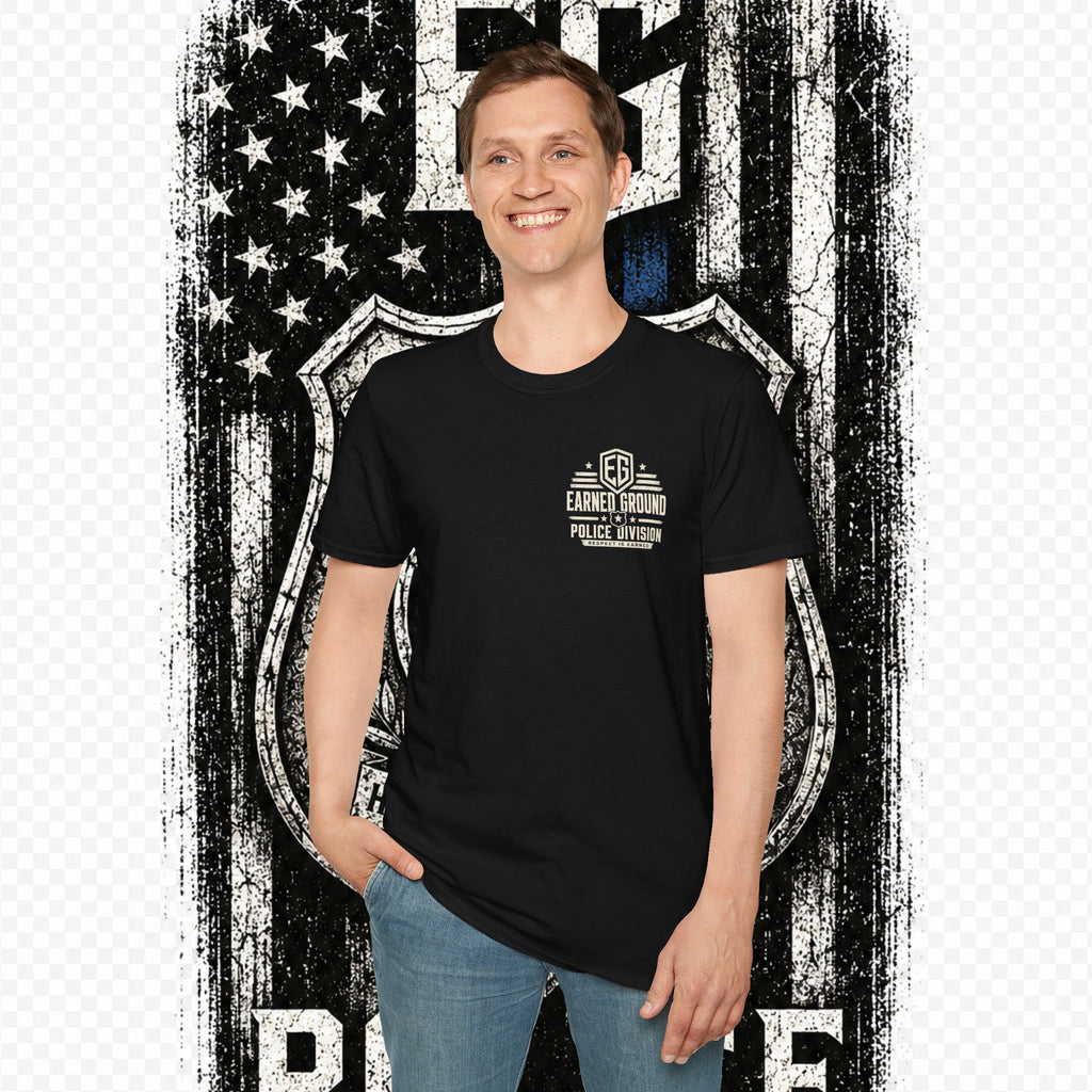 EARNED GROUND POLICE DIVISION--BACK THE BLUE