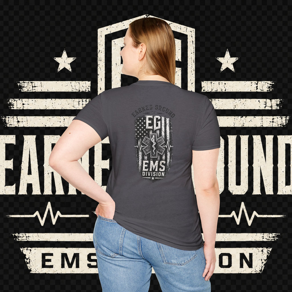 EARNED GROUND EMS DIVISON Heritage T-Shirt -